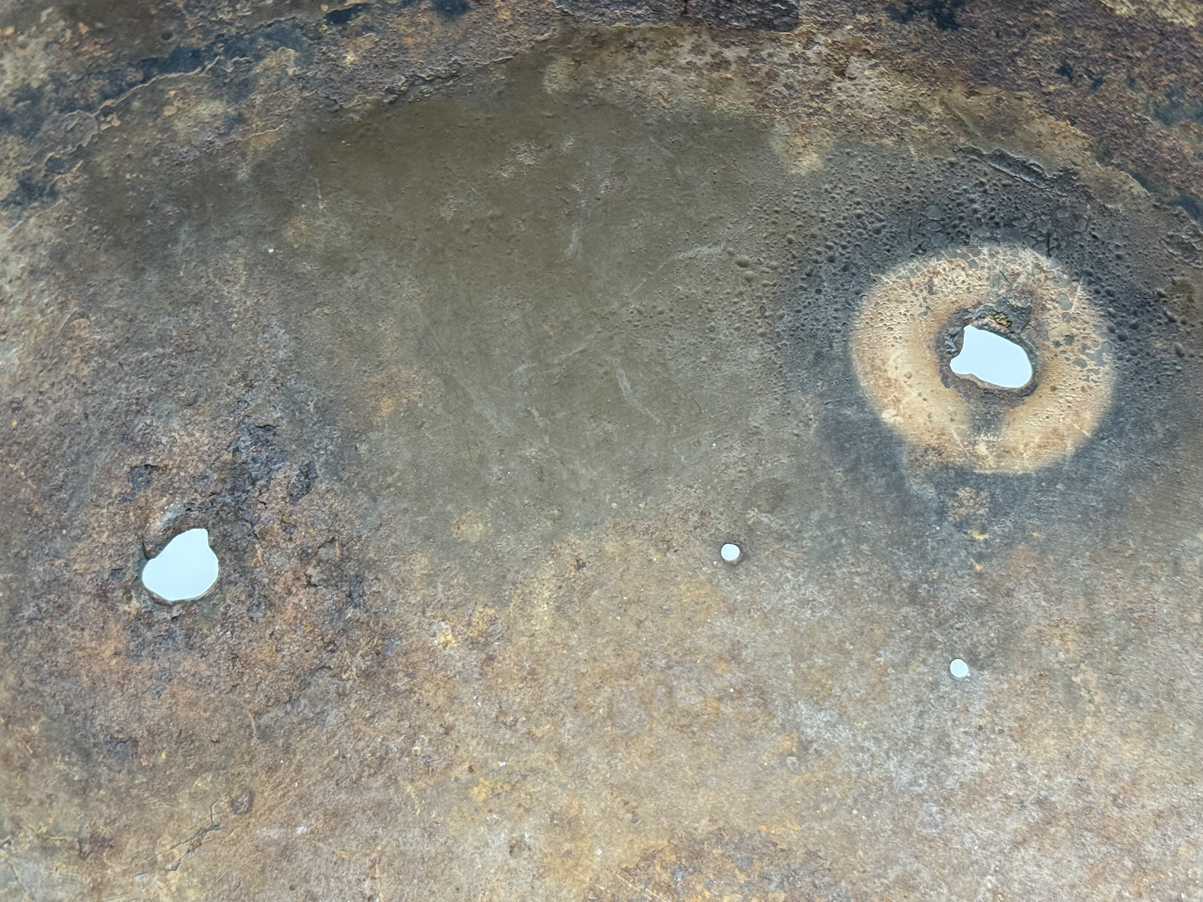 Japanese Type 90 Battle Damage Helmet — image 14