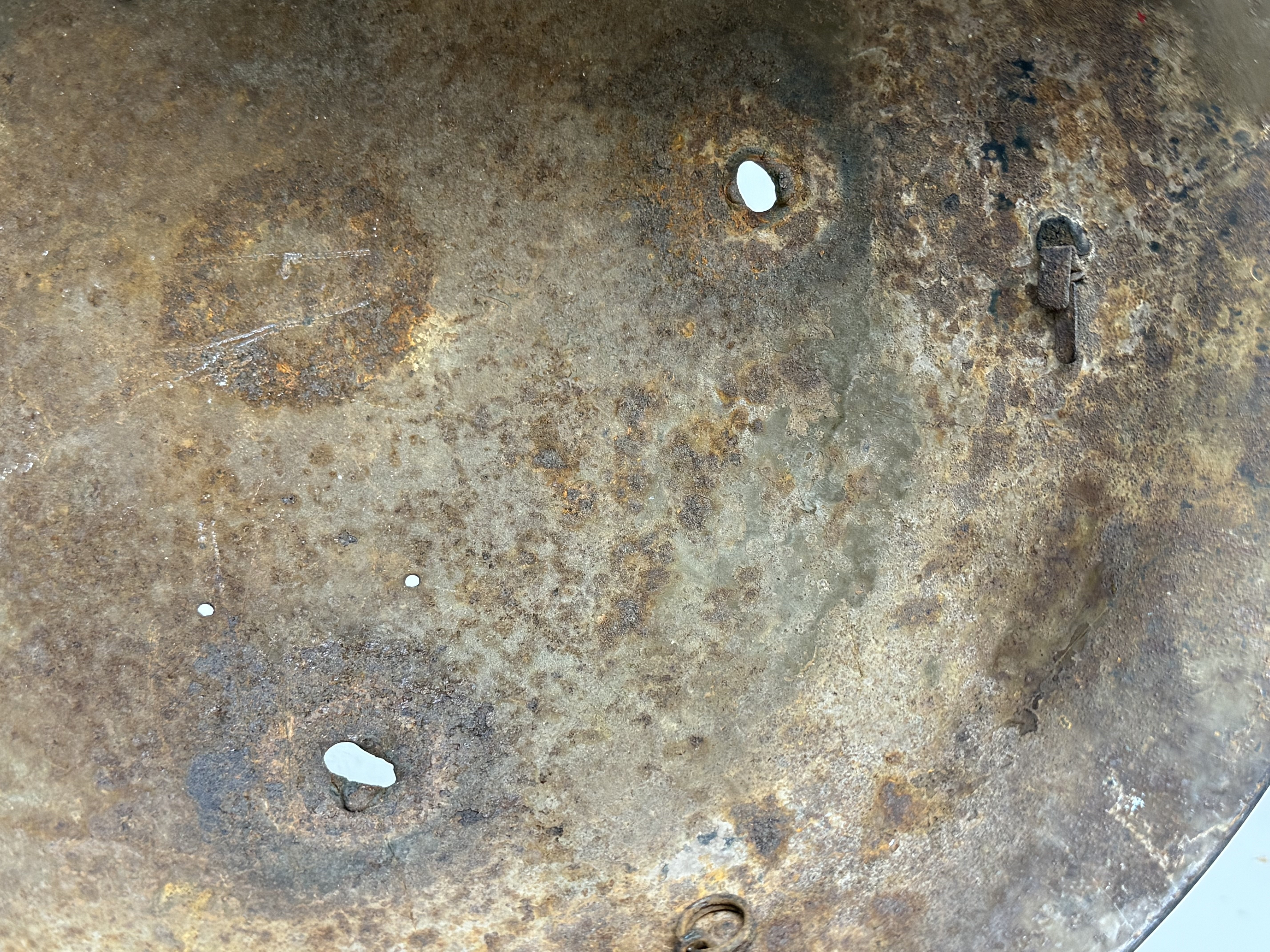 Japanese Type 90 Battle Damage Helmet — image 15