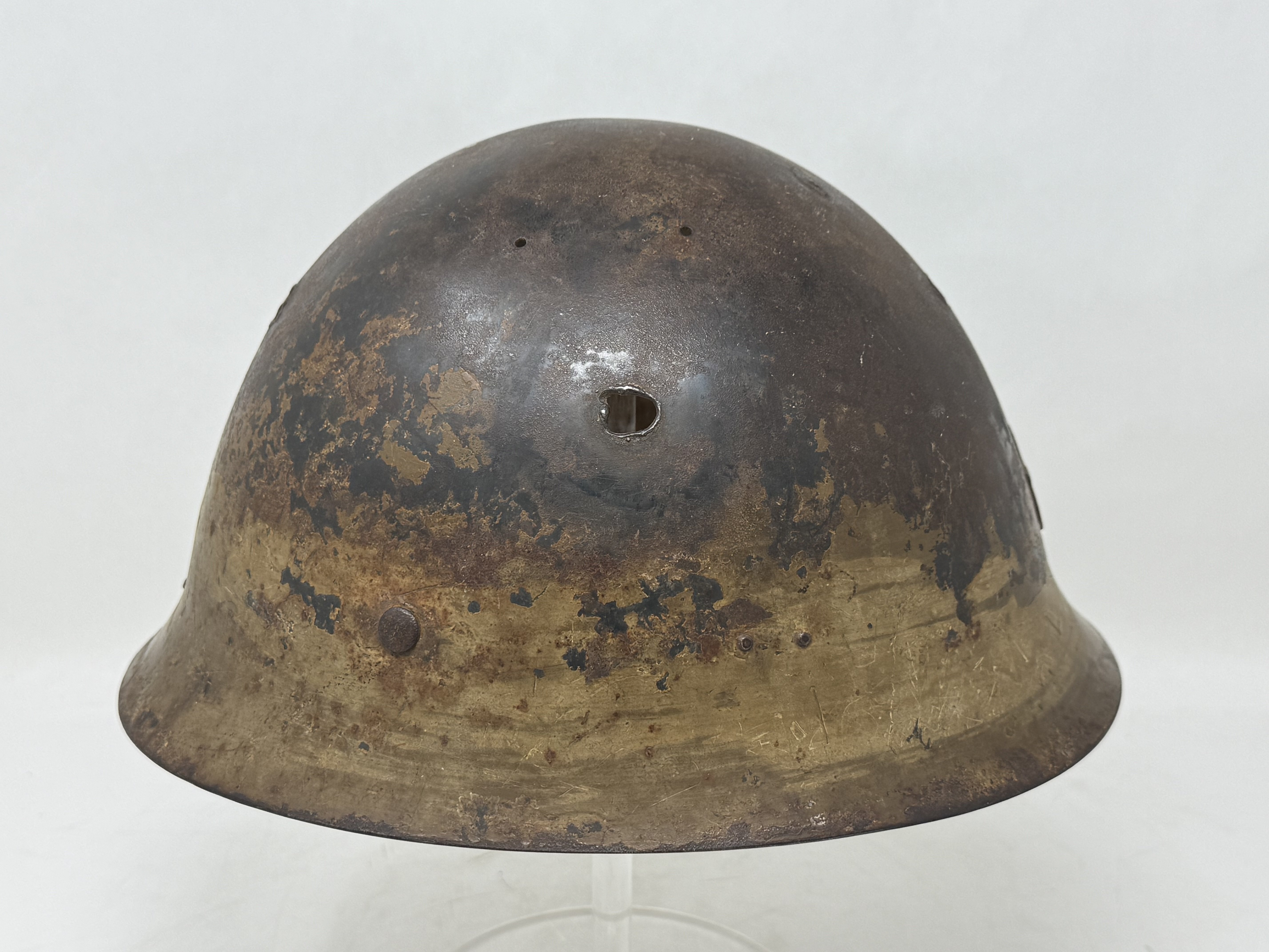 Japanese Type 90 Battle Damage Helmet — image 3