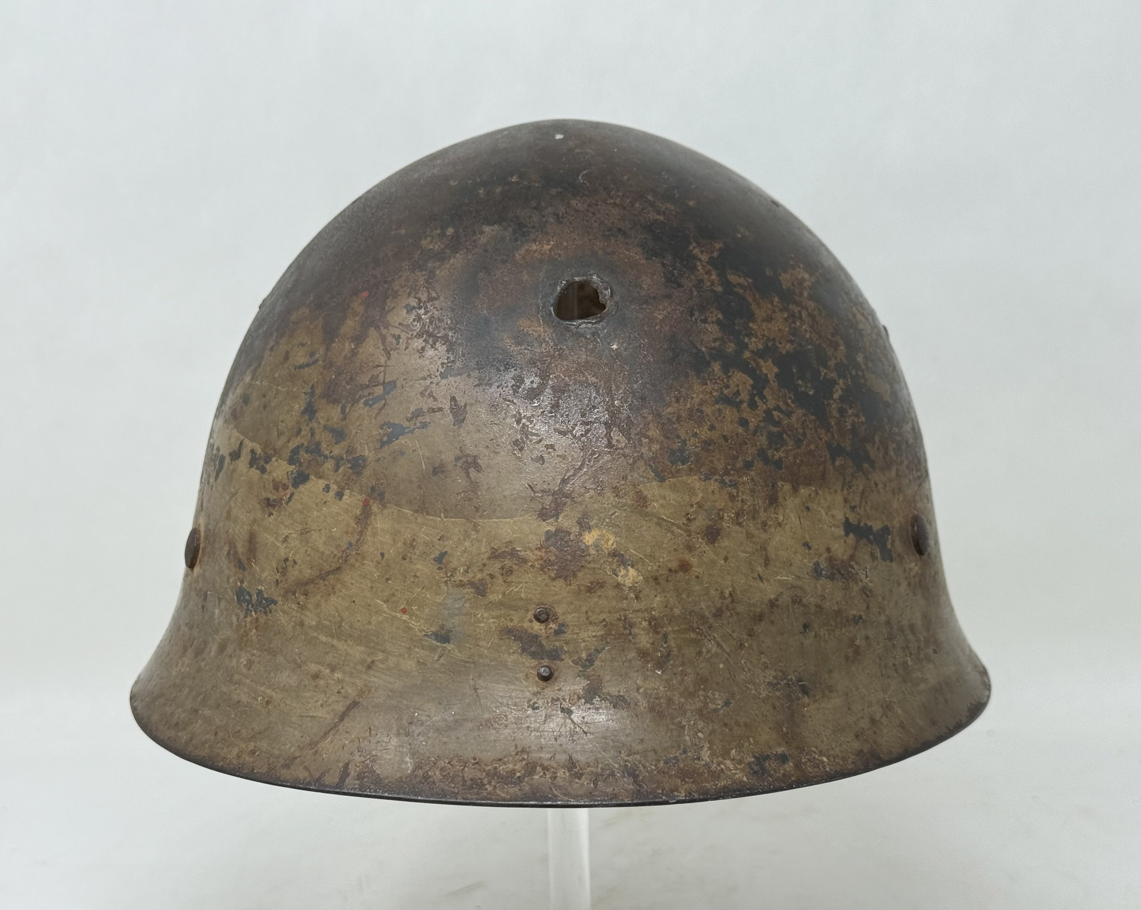 Japanese Type 90 Battle Damage Helmet — image 4