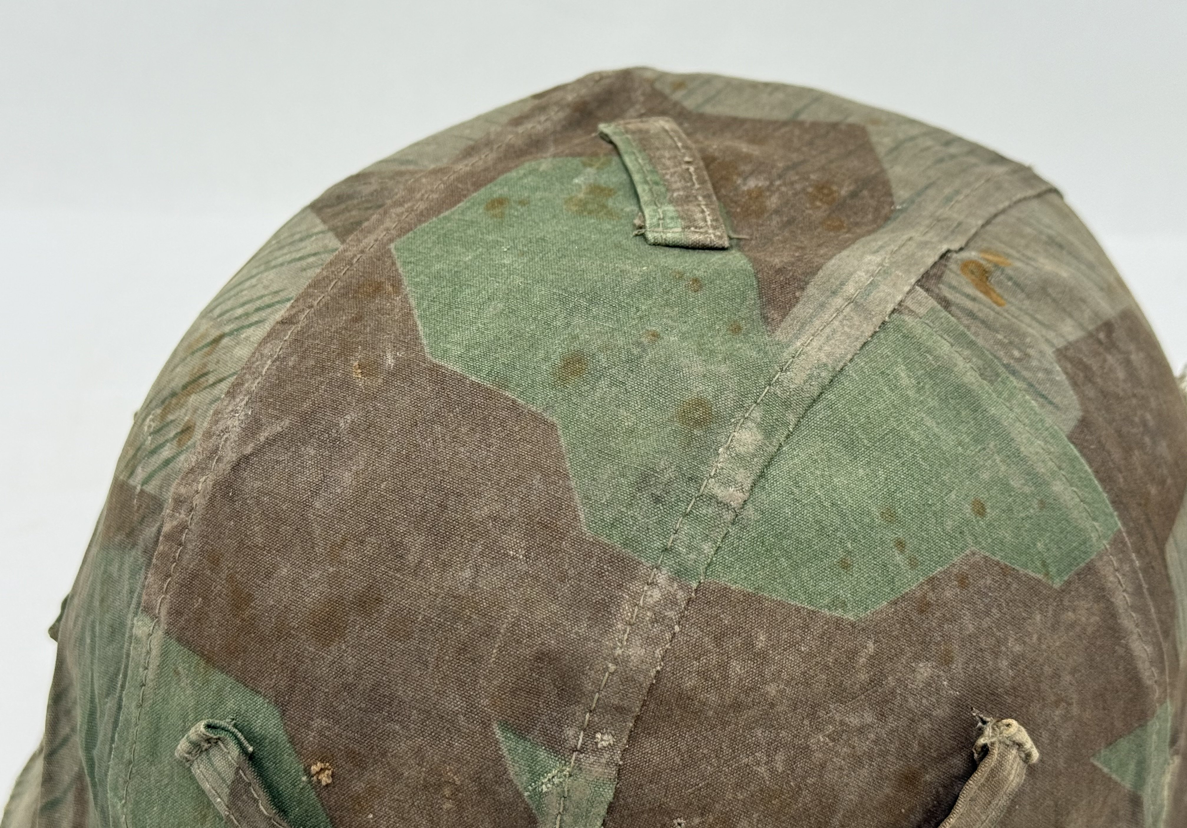 Splinter Camo Cover with M35 Heer Helmet — image 15