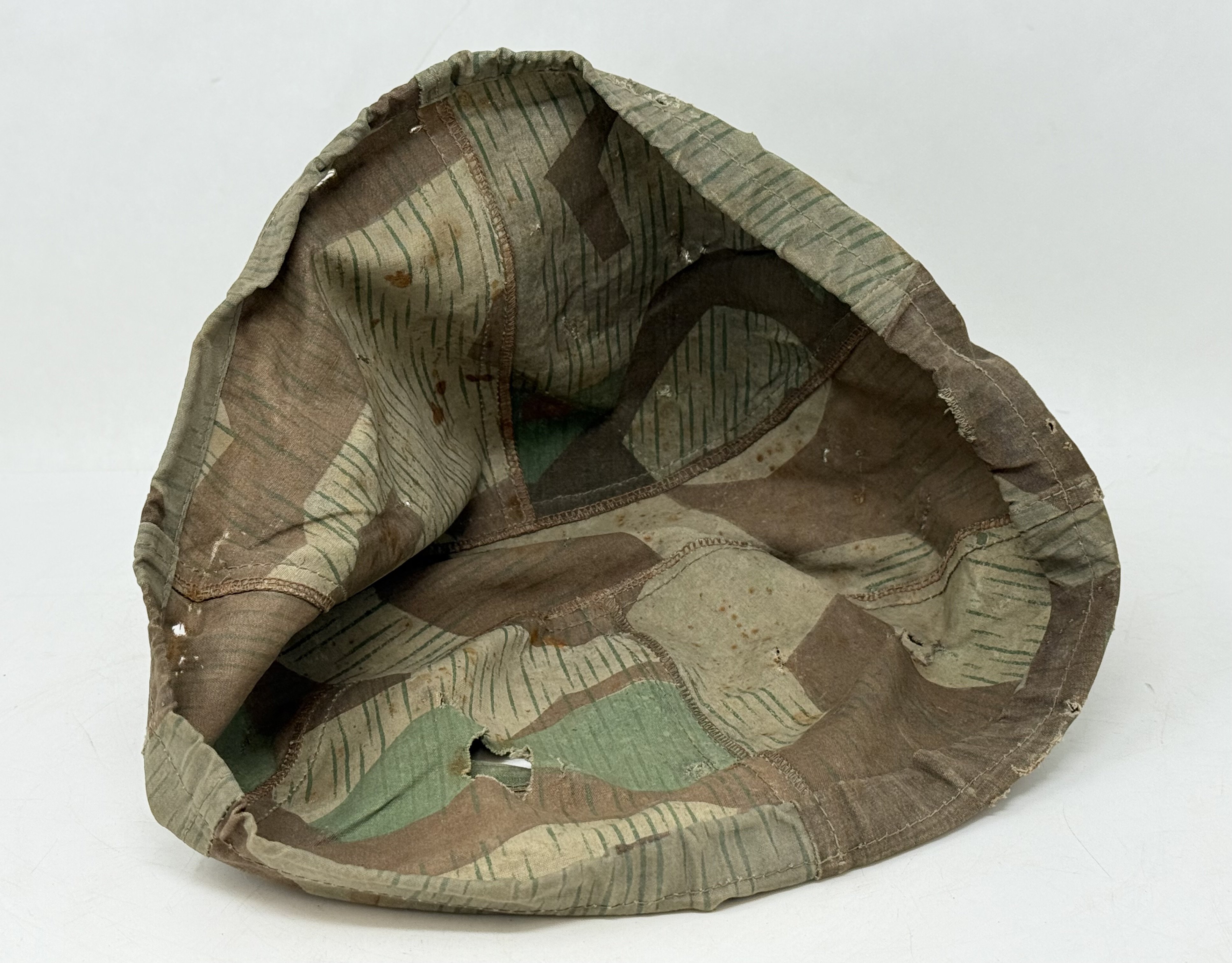 Splinter Camo Cover with M35 Heer Helmet — image 16