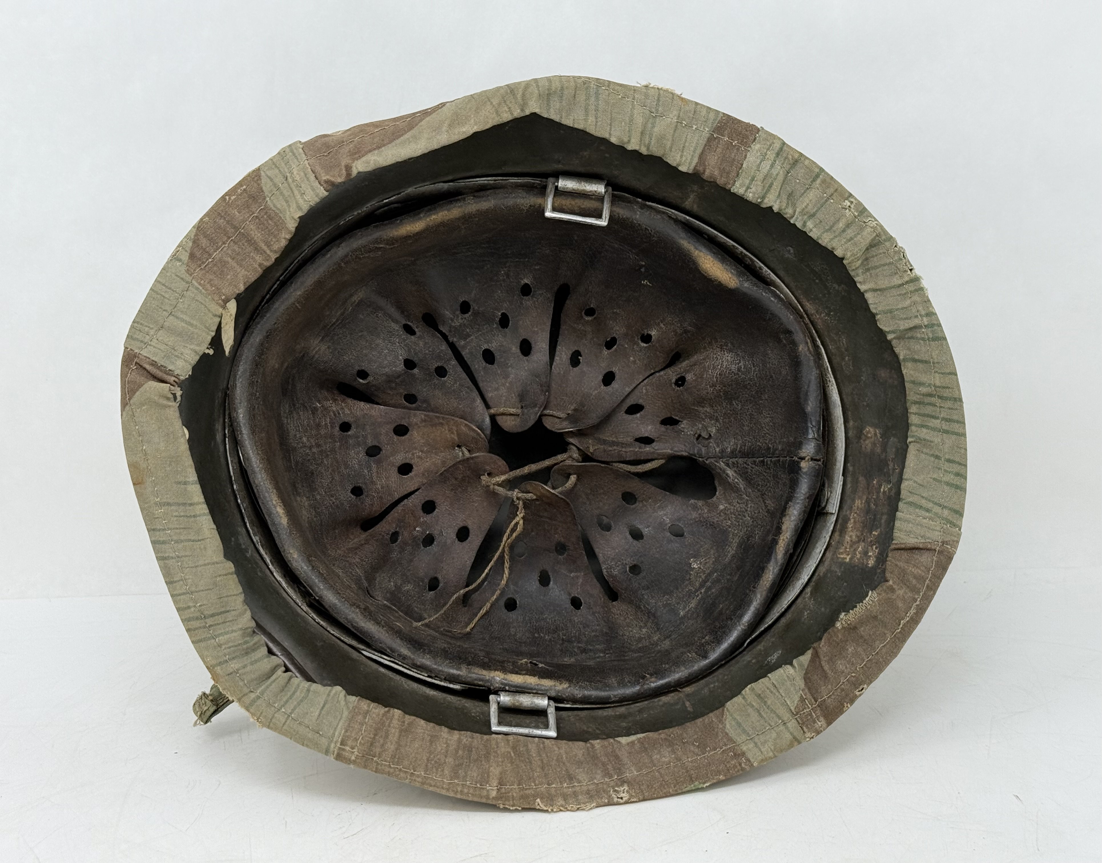 Splinter Camo Cover with M35 Heer Helmet — image 7