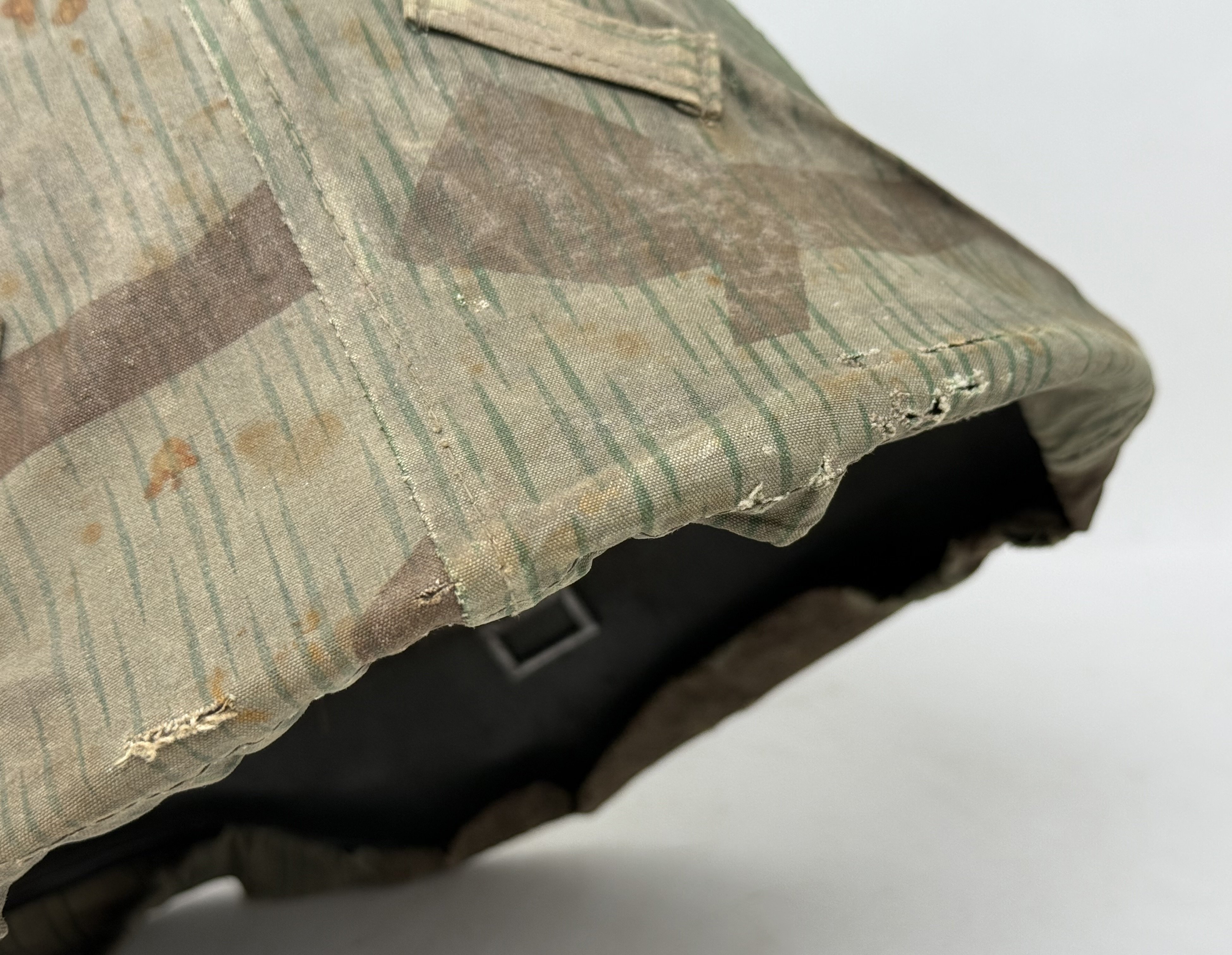 Splinter Camo Cover with M35 Heer Helmet — image 8