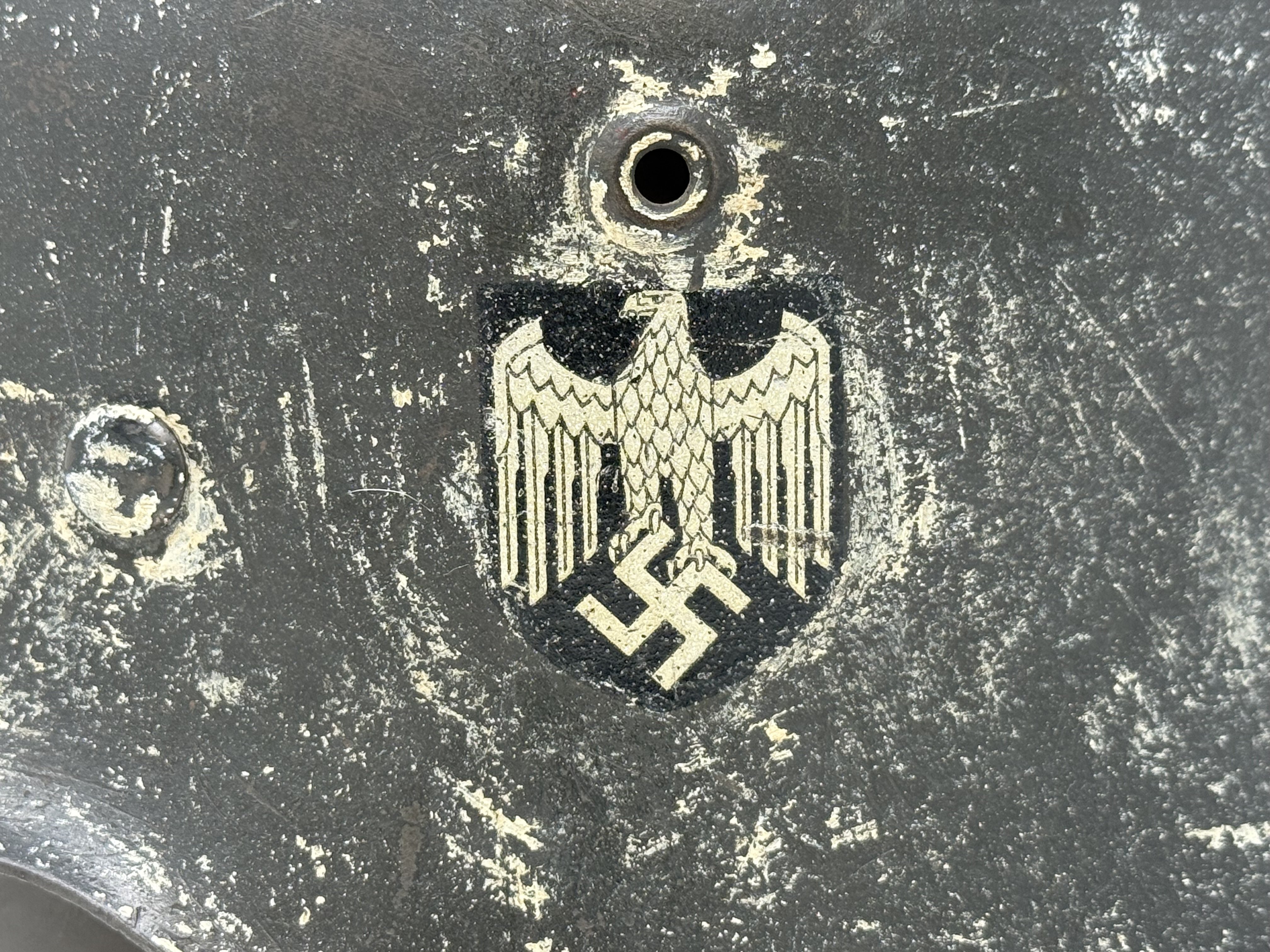 Heer M42 Whitewash Snow Camo Helmet — image 9