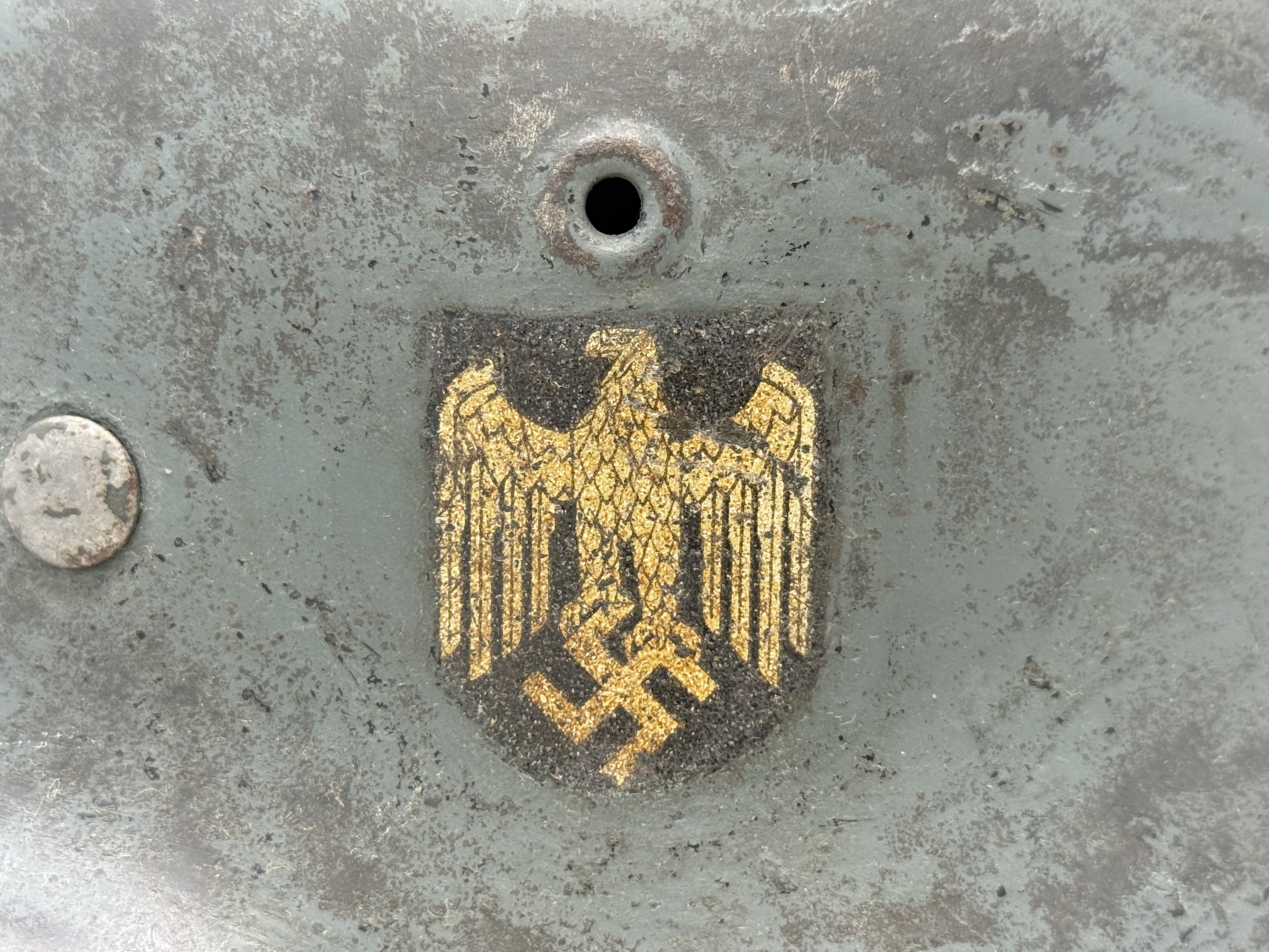 M40 KM Coastal Artillery Camo Single Decal Helmet — image 17