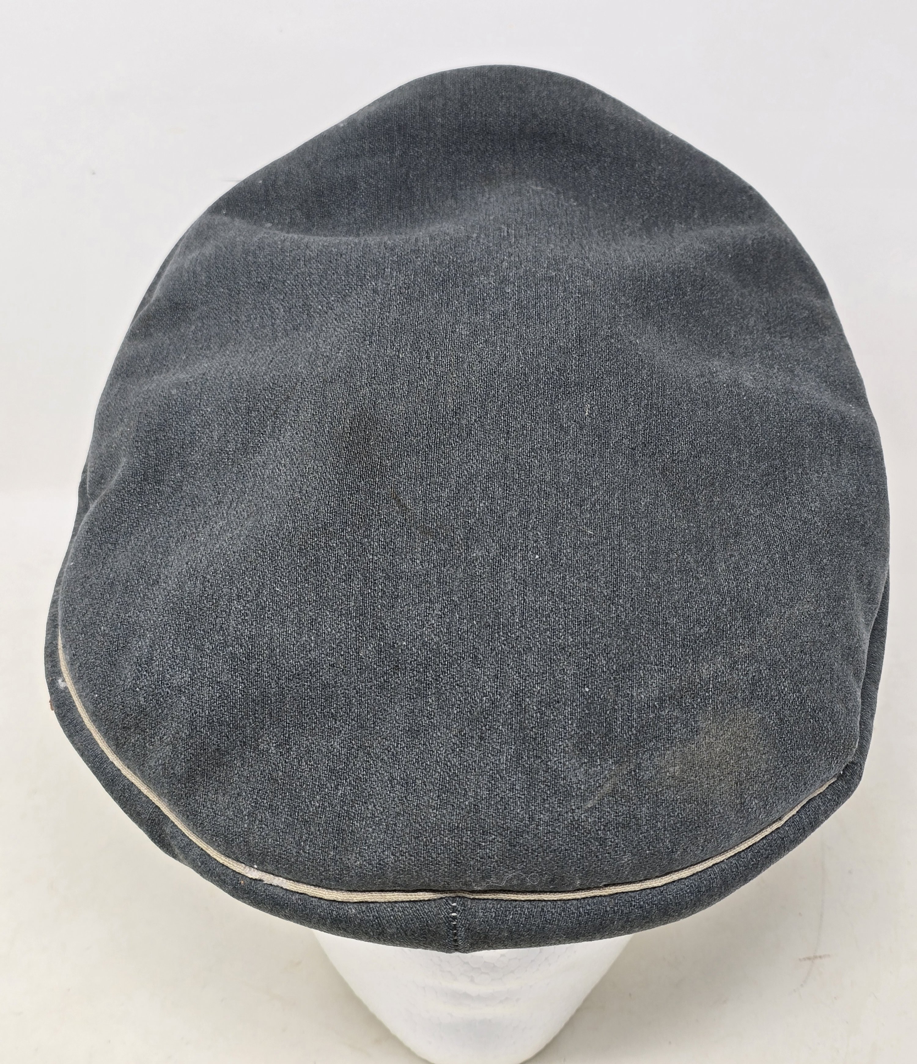 Stunning Waffen-SS Officer's Crusher Cap — image 2