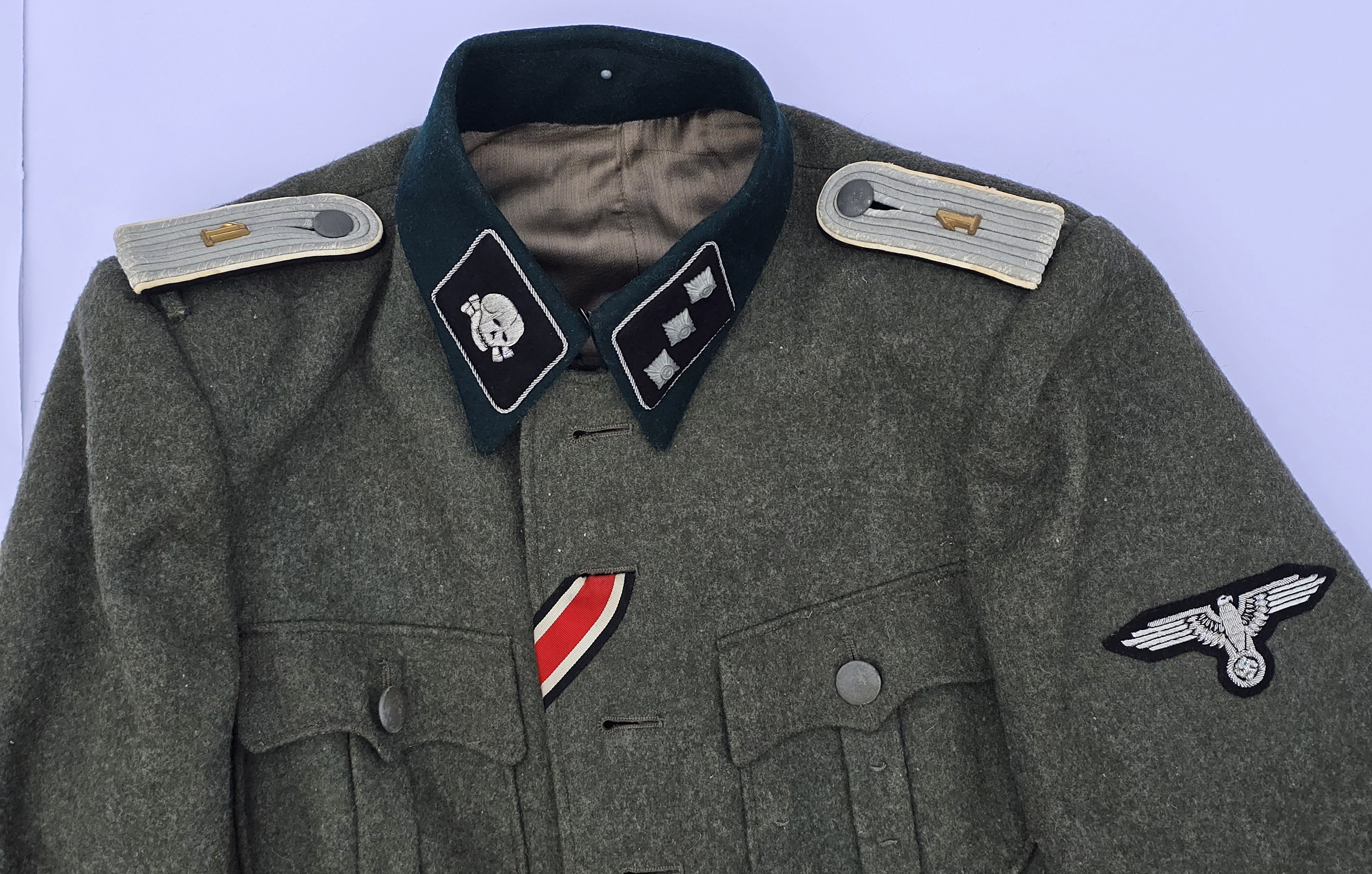 Fine Waffen-SS Totenkopf Officer's Tunic — image 15