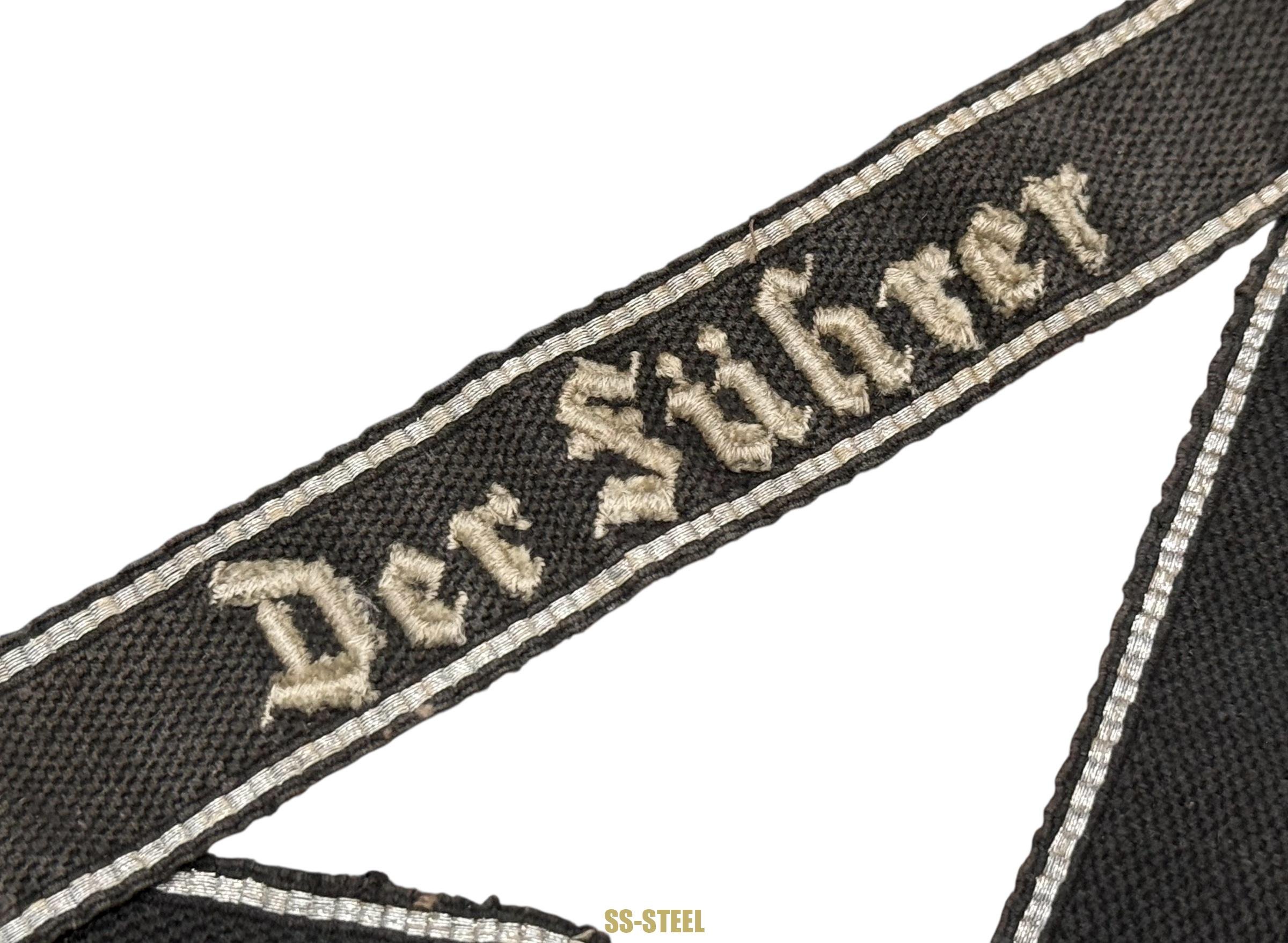 SS Der Fuhrer Cuff Title Uniform Removed — image 3