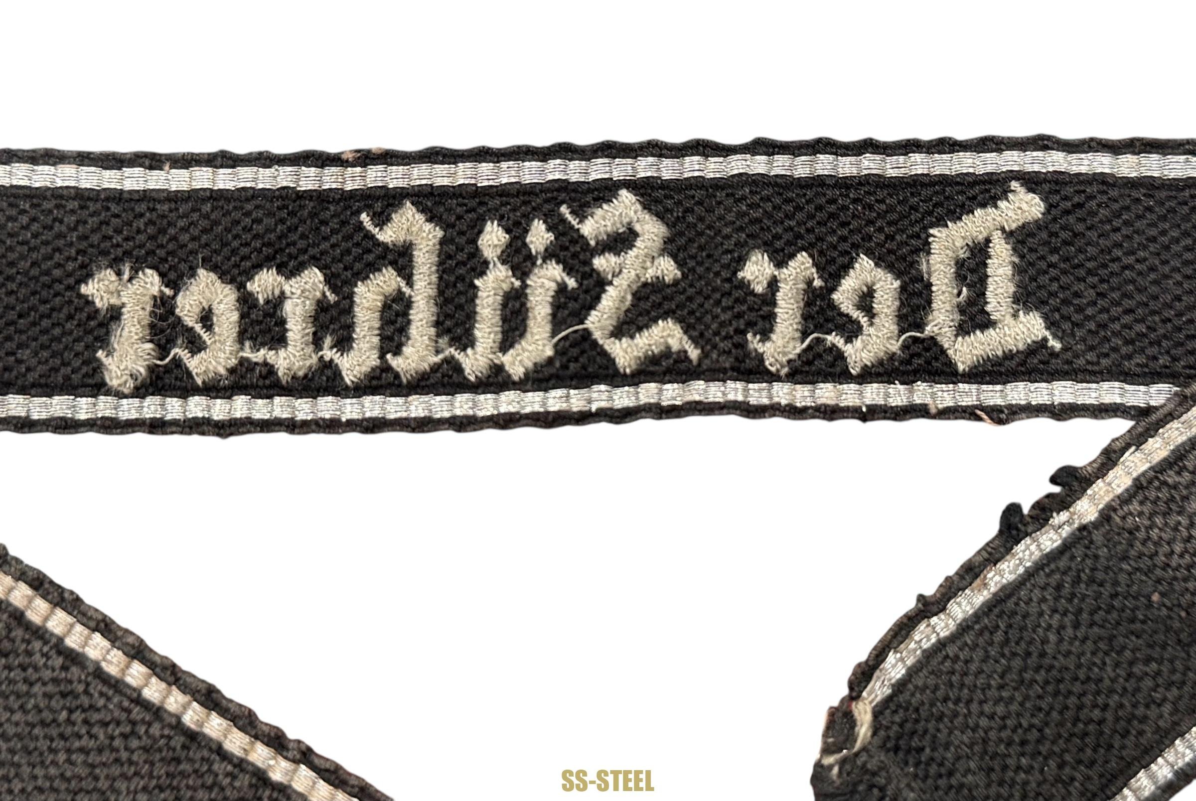 SS Der Fuhrer Cuff Title Uniform Removed — image 6