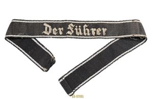SS Der Fuhrer Cuff Title Uniform Removed