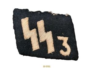 SS-3 ,,Der Führer' Collar Tab, Uniform Removed