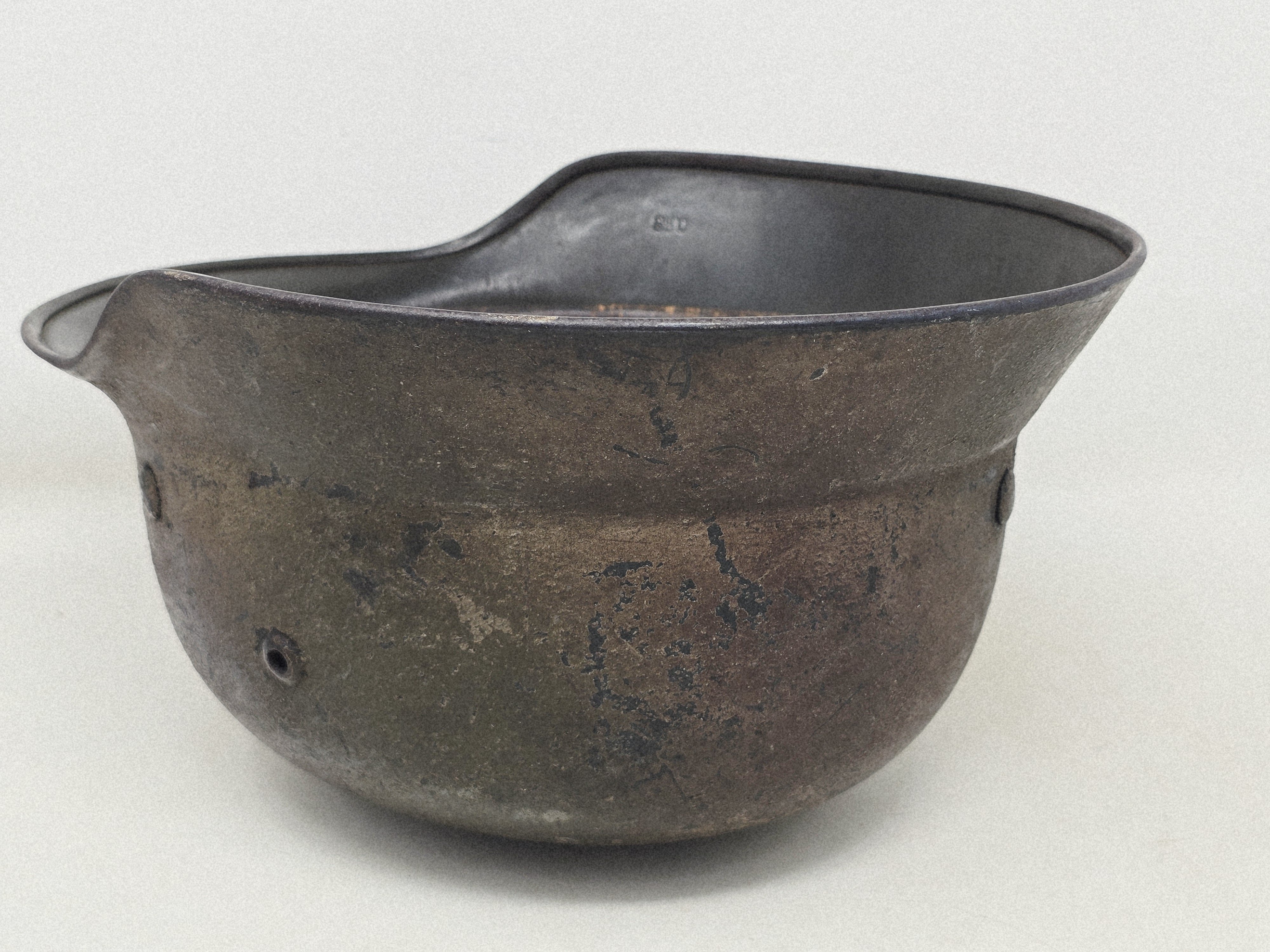 Sharp Heer M35 Camo Helmet, Q68 — image 13