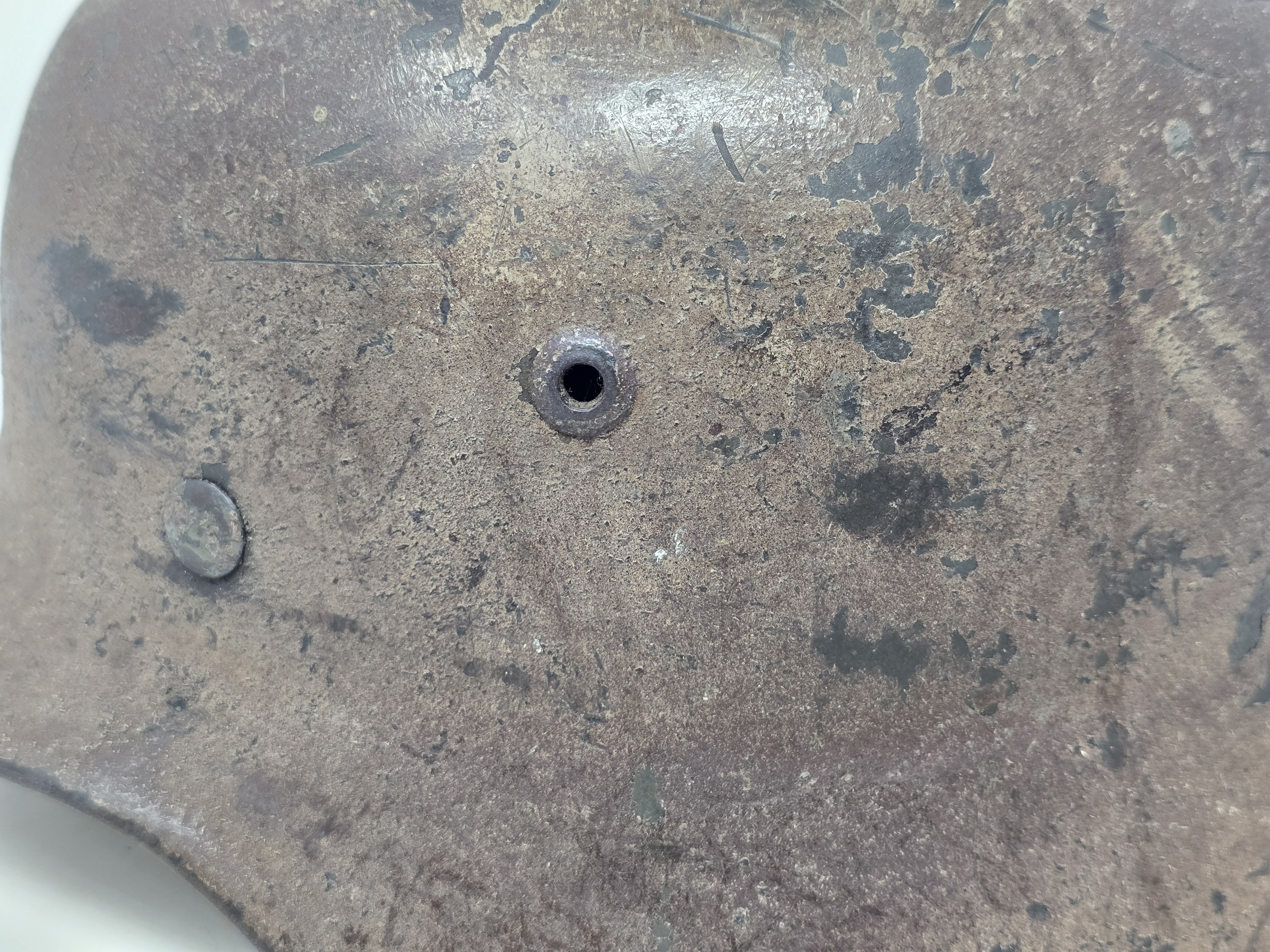 Sharp Heer M35 Camo Helmet, Q68 — image 2