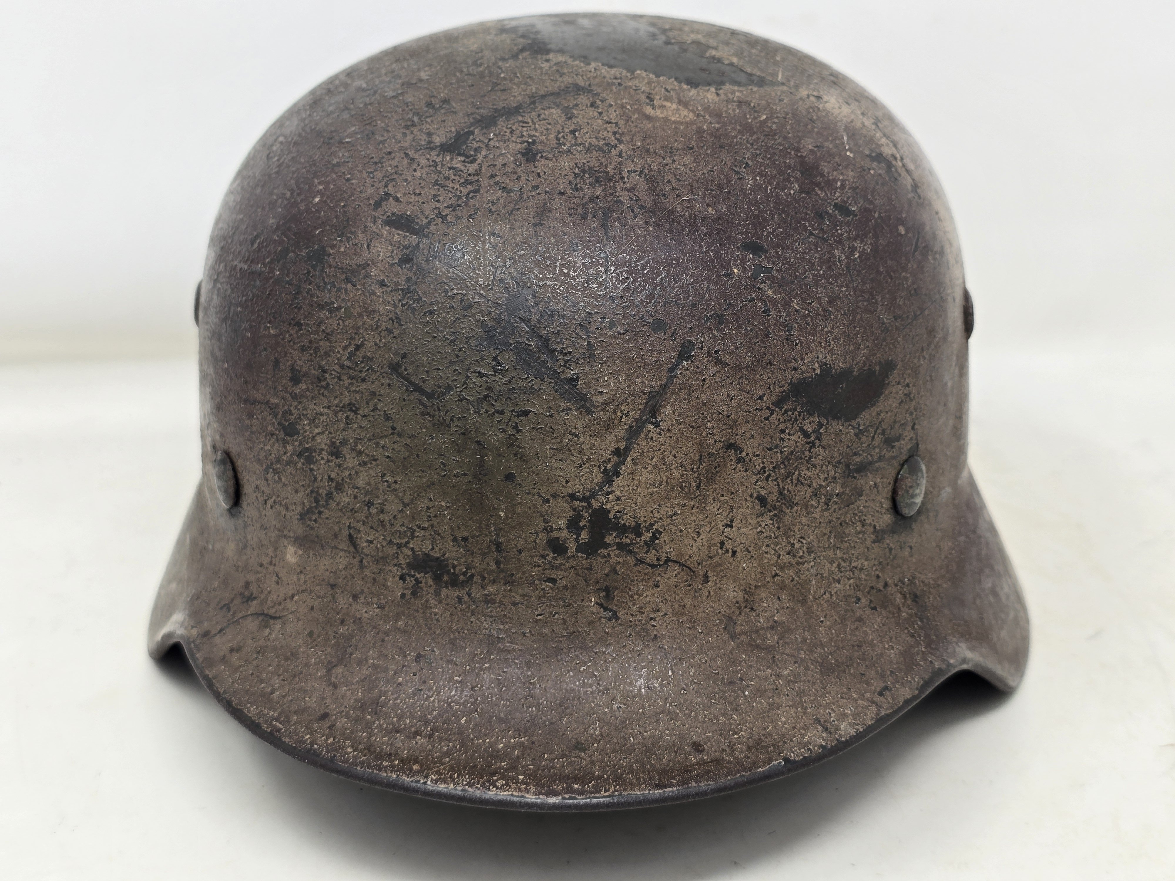 Sharp Heer M35 Camo Helmet, Q68 — image 5