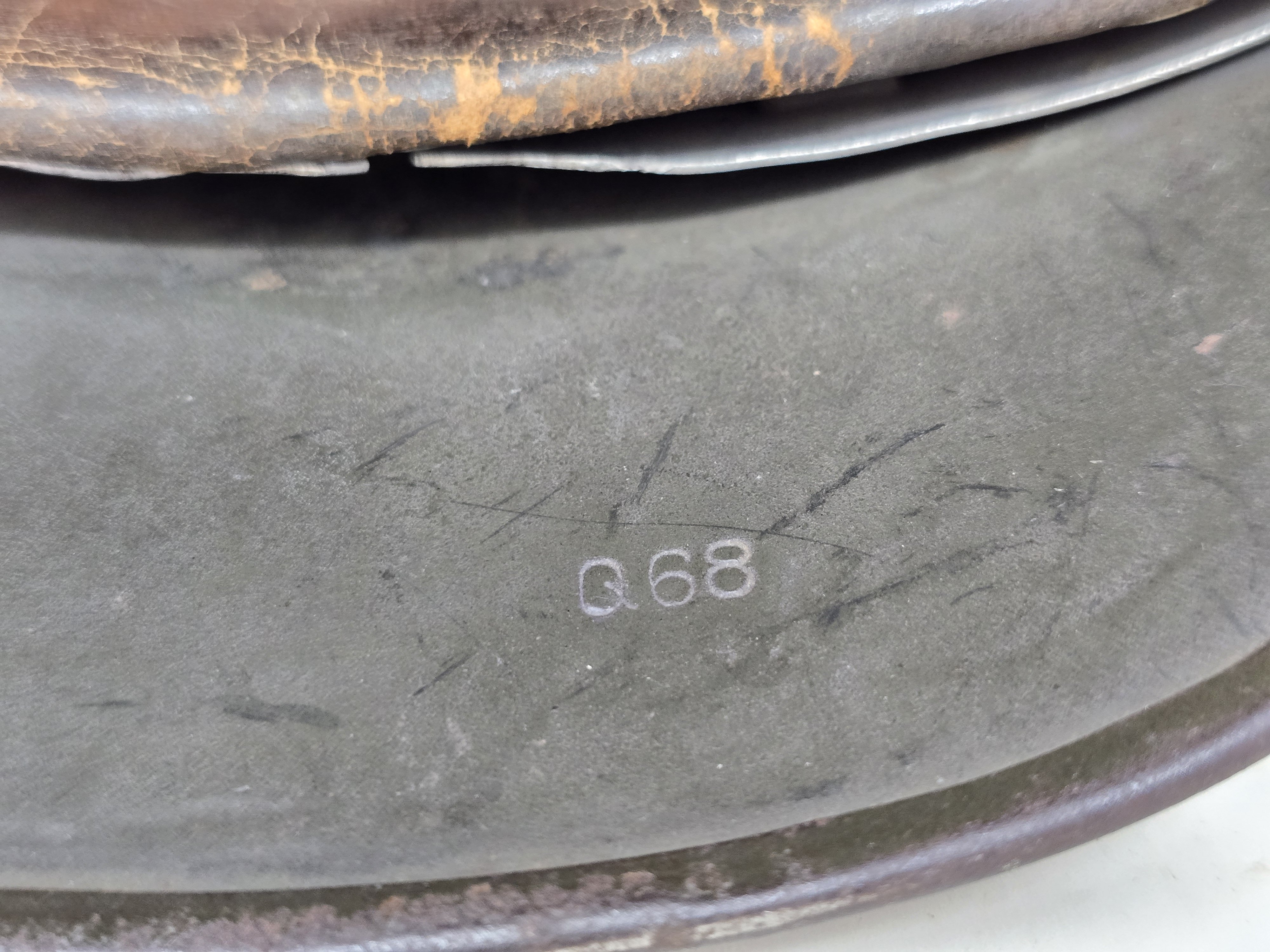 Sharp Heer M35 Camo Helmet, Q68 — image 8