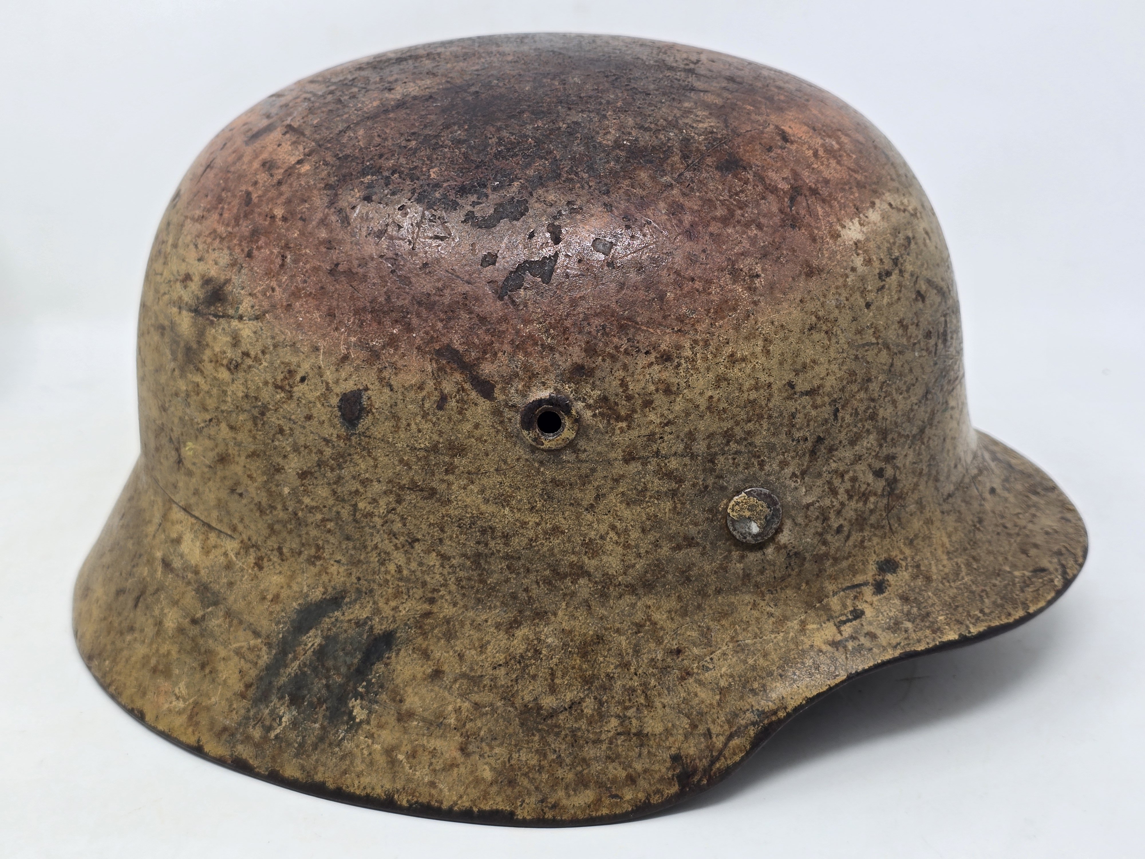 Hard-Used DAK / Southern Front Heer Helmet — image 5