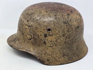 Hard-Used DAK / Southern Front Heer Helmet