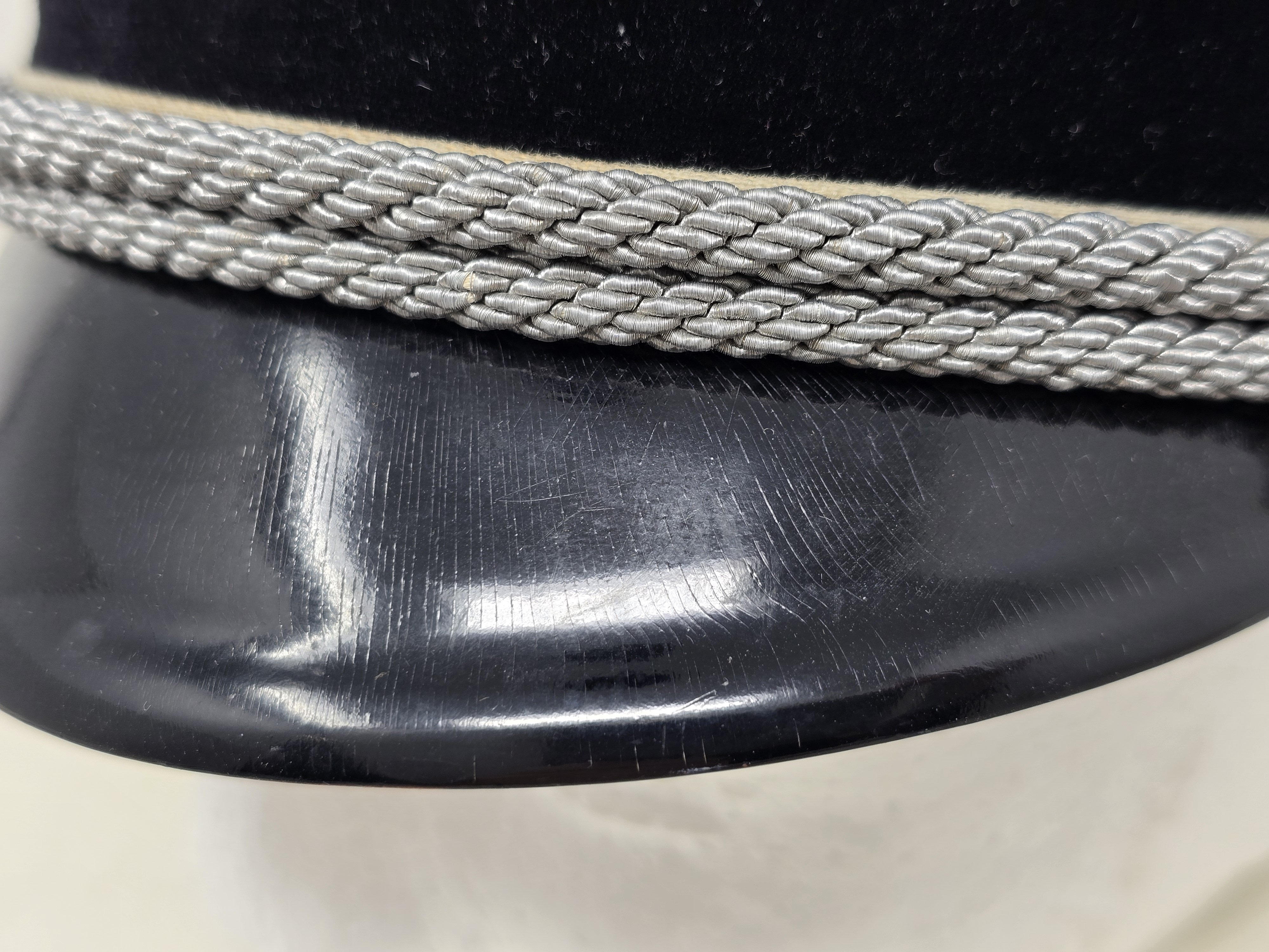 Waffen-SS Officer's Visor Cap, Semi-Crusher Style — image 9