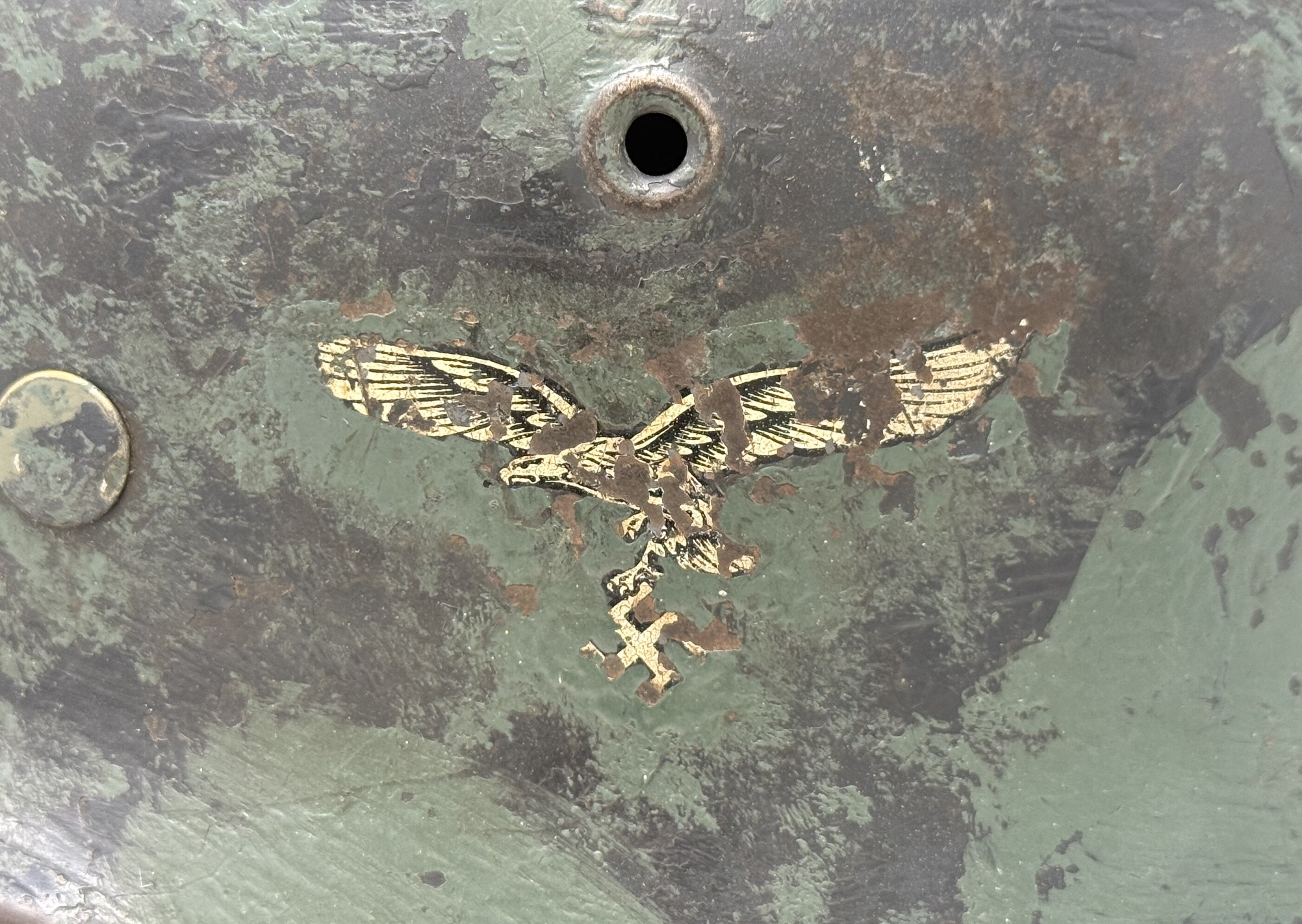 Luftwaffe M40 Single Decal Camo Helmet ET66 — image 15