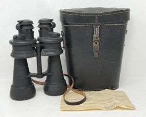 Kriegsmarine Binoculars with Vet Capture Papers