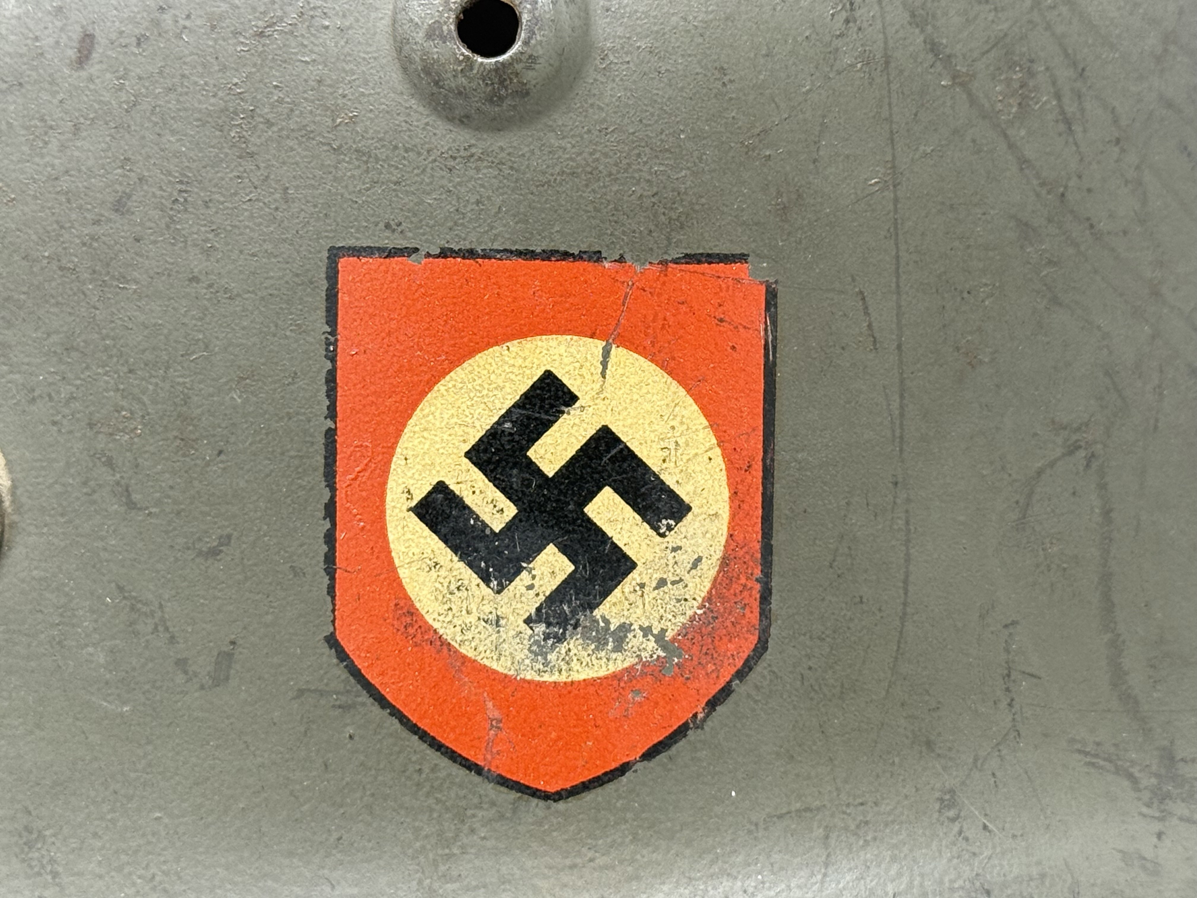 M34 SS 'Sicherheitsdienst SD' double decal Edelstahl Helmet — image 20