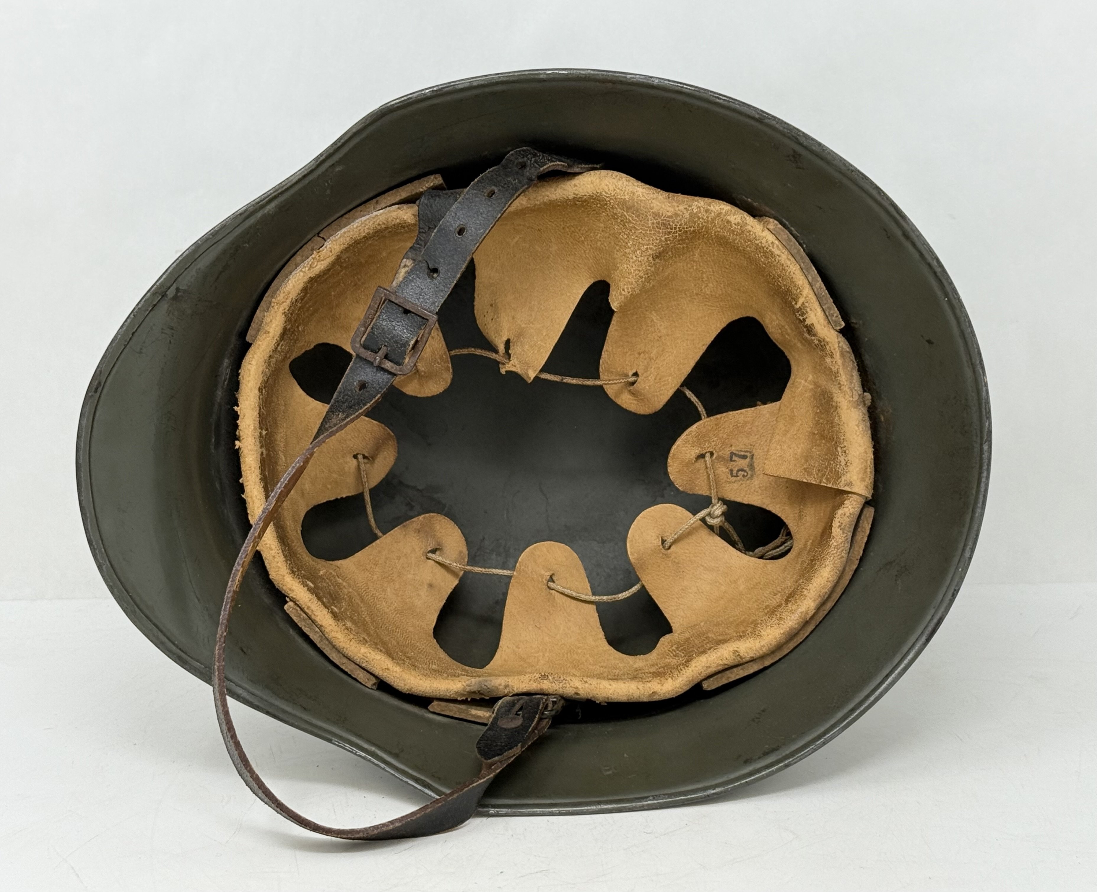 M34 SS 'Sicherheitsdienst SD' double decal Edelstahl Helmet — image 8