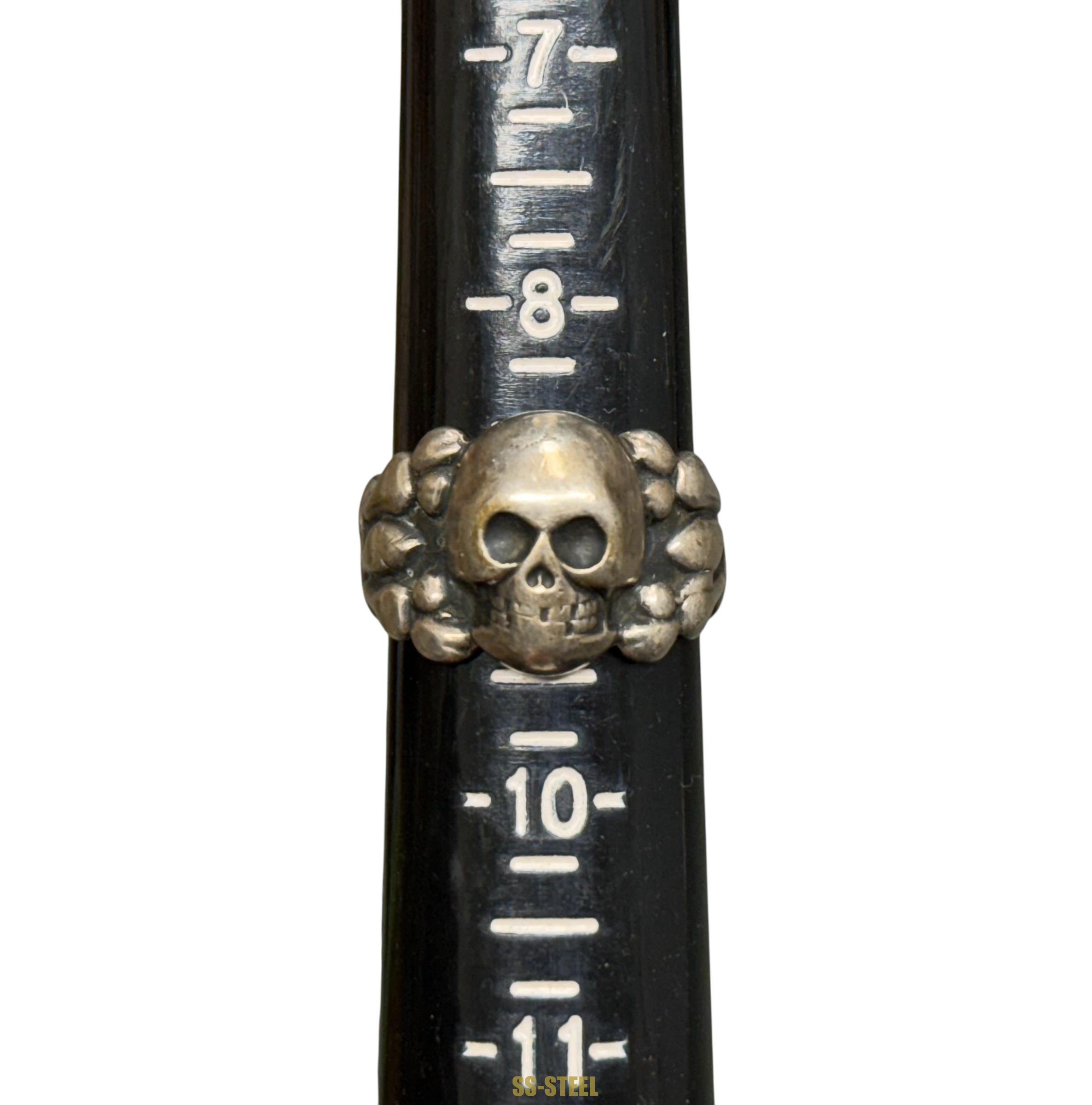 WWII Totenkopf Skull Canteen Ring — image 6