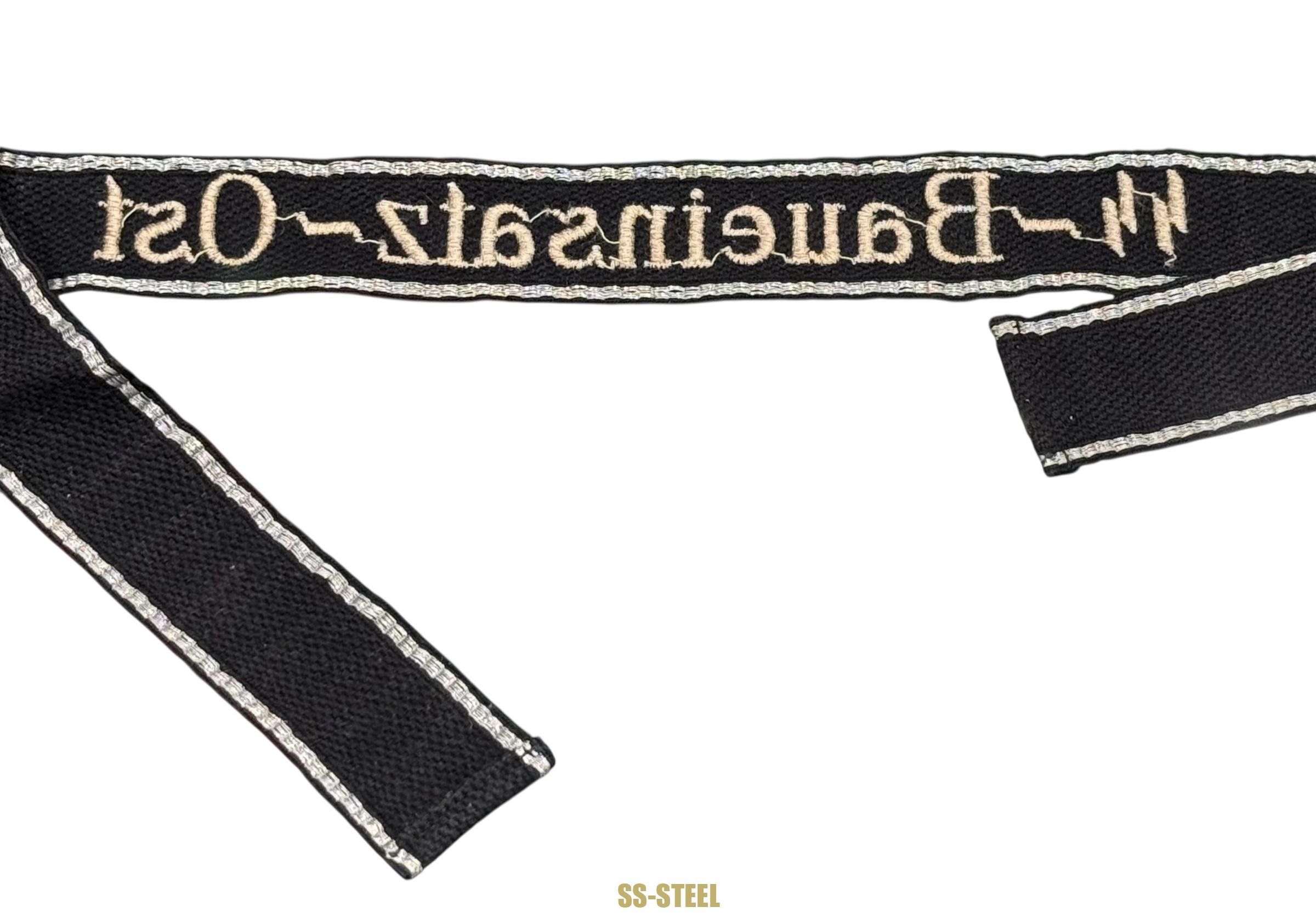 Rare 'SS-Baueinsatz-Ost' Cufftitle — image 6