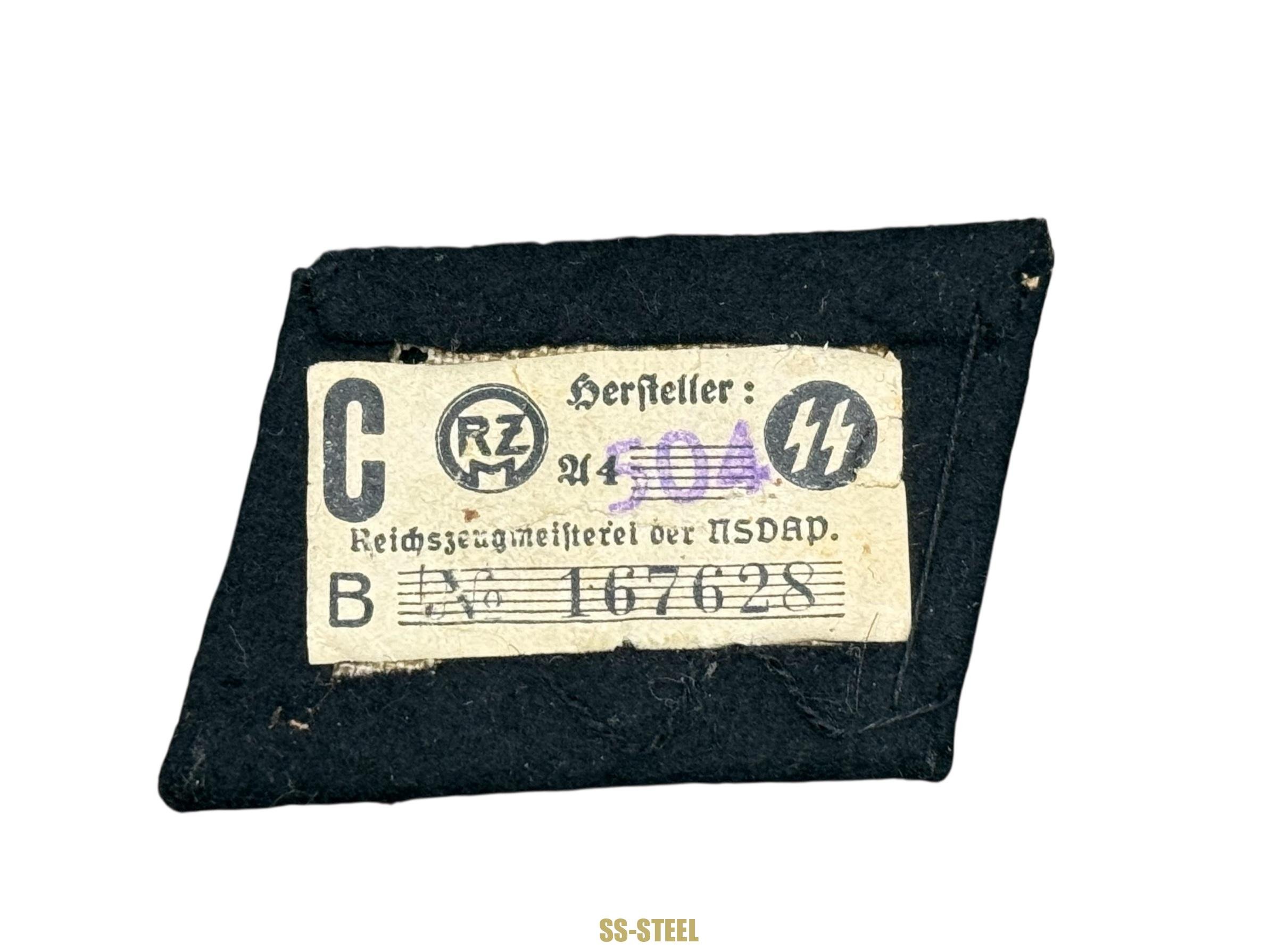 Waffen-SS NCO's Bullion Runic Tab — image 2