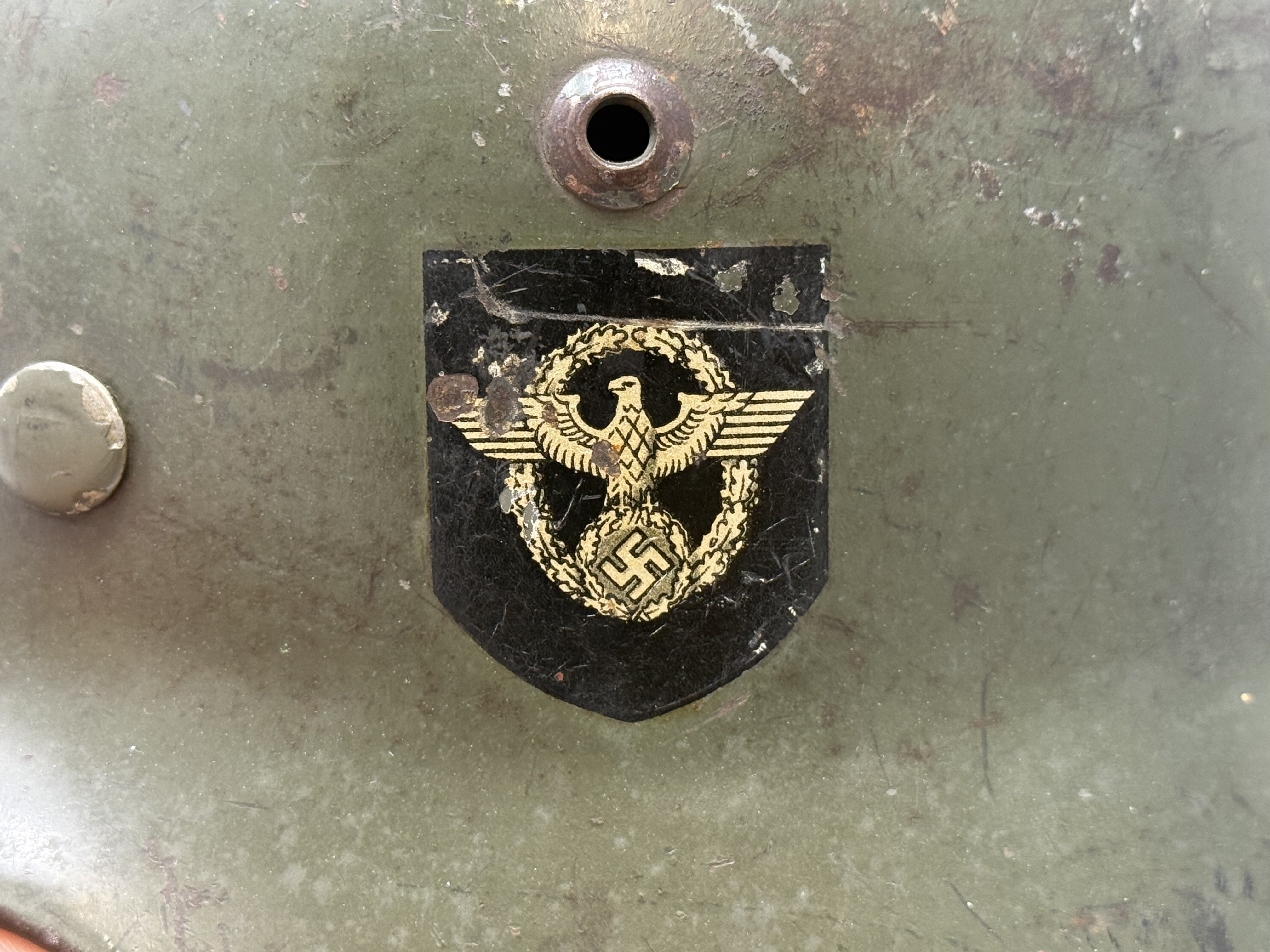 Police M-35 Double Decal Helmet — image 13