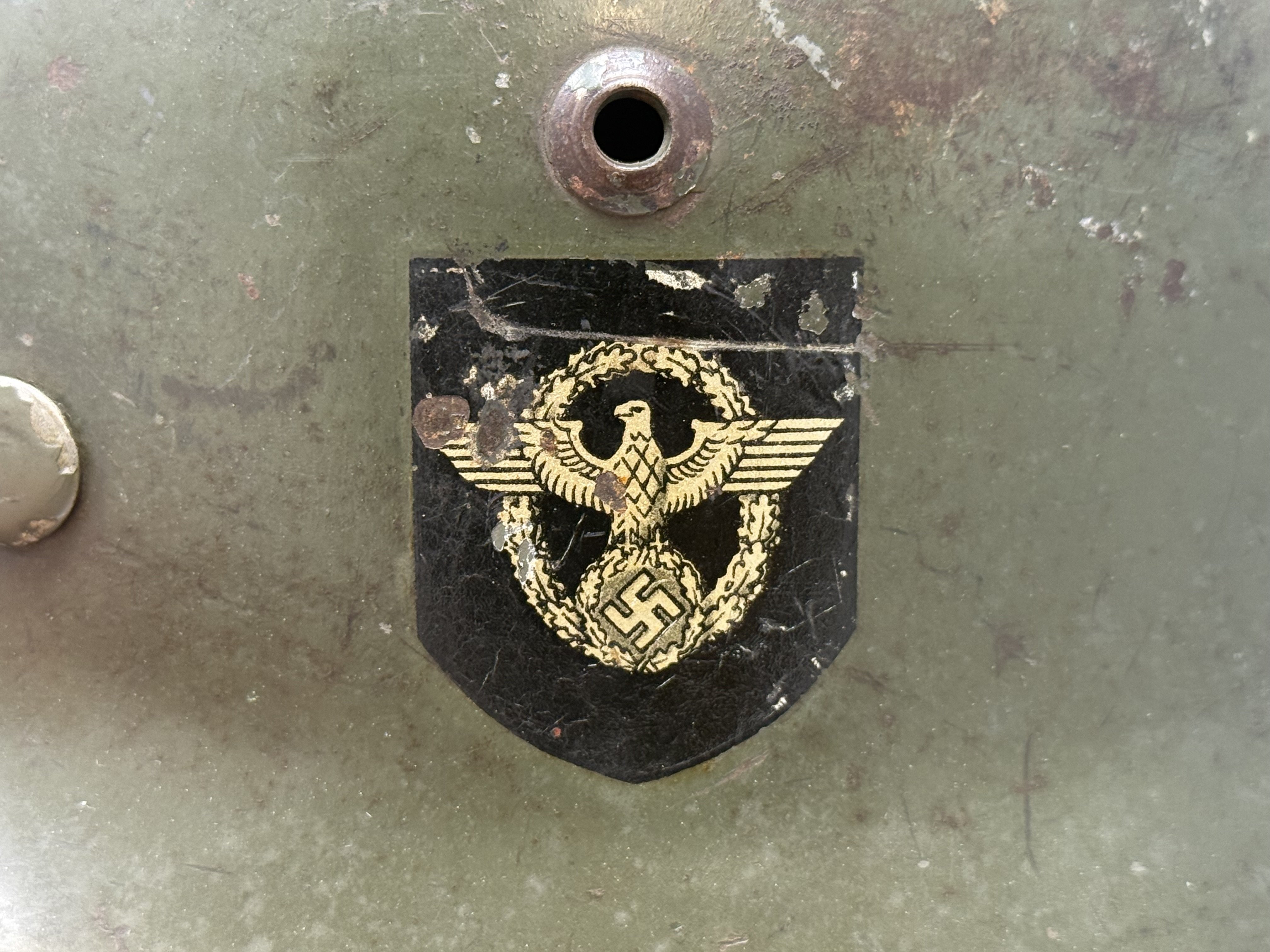 Police M-35 Double Decal Helmet — image 14