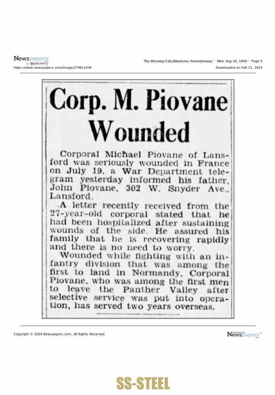 M42 29th Infantry Division Trophy Helmet — image 17