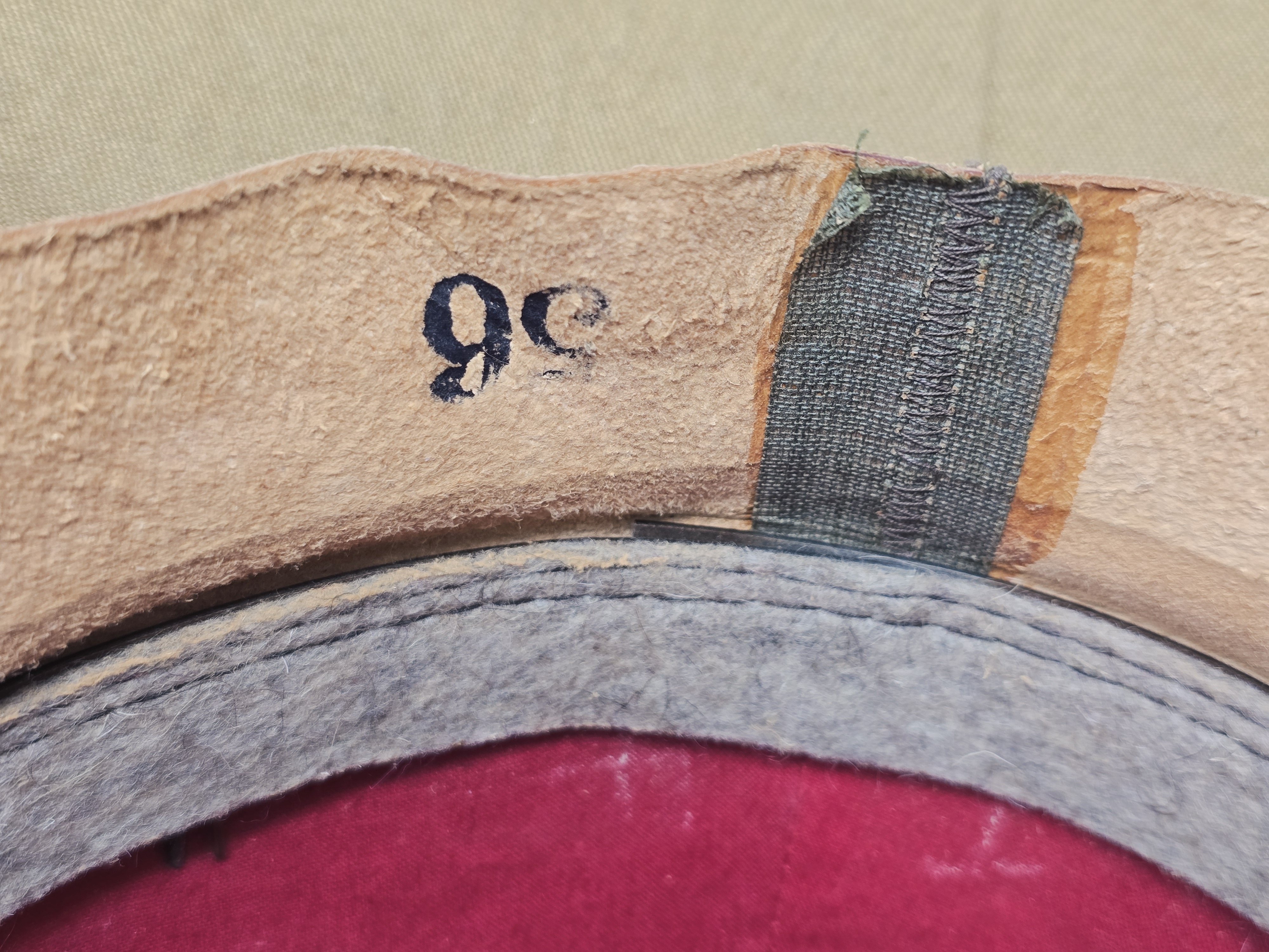 Heer 1st Pattern Tropical Pith Helmet, Badged as Kriegsmarine — image 11