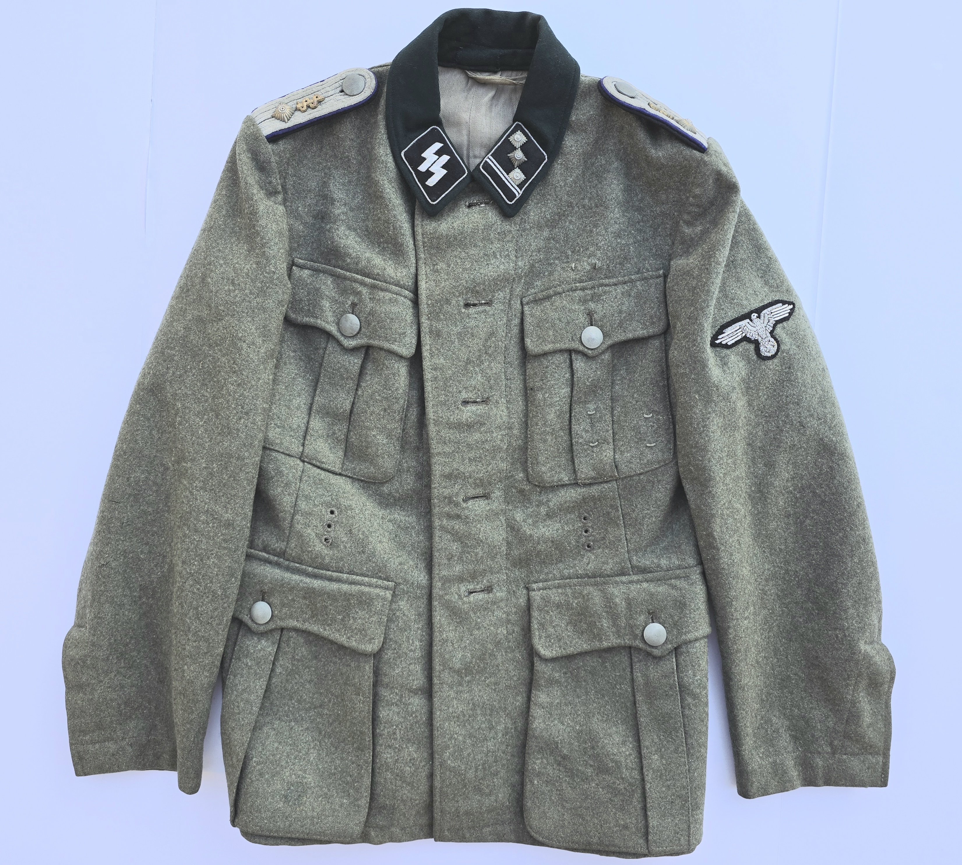 Outstanding Waffen-SS Medical Officer's Combat Tunic — image 14