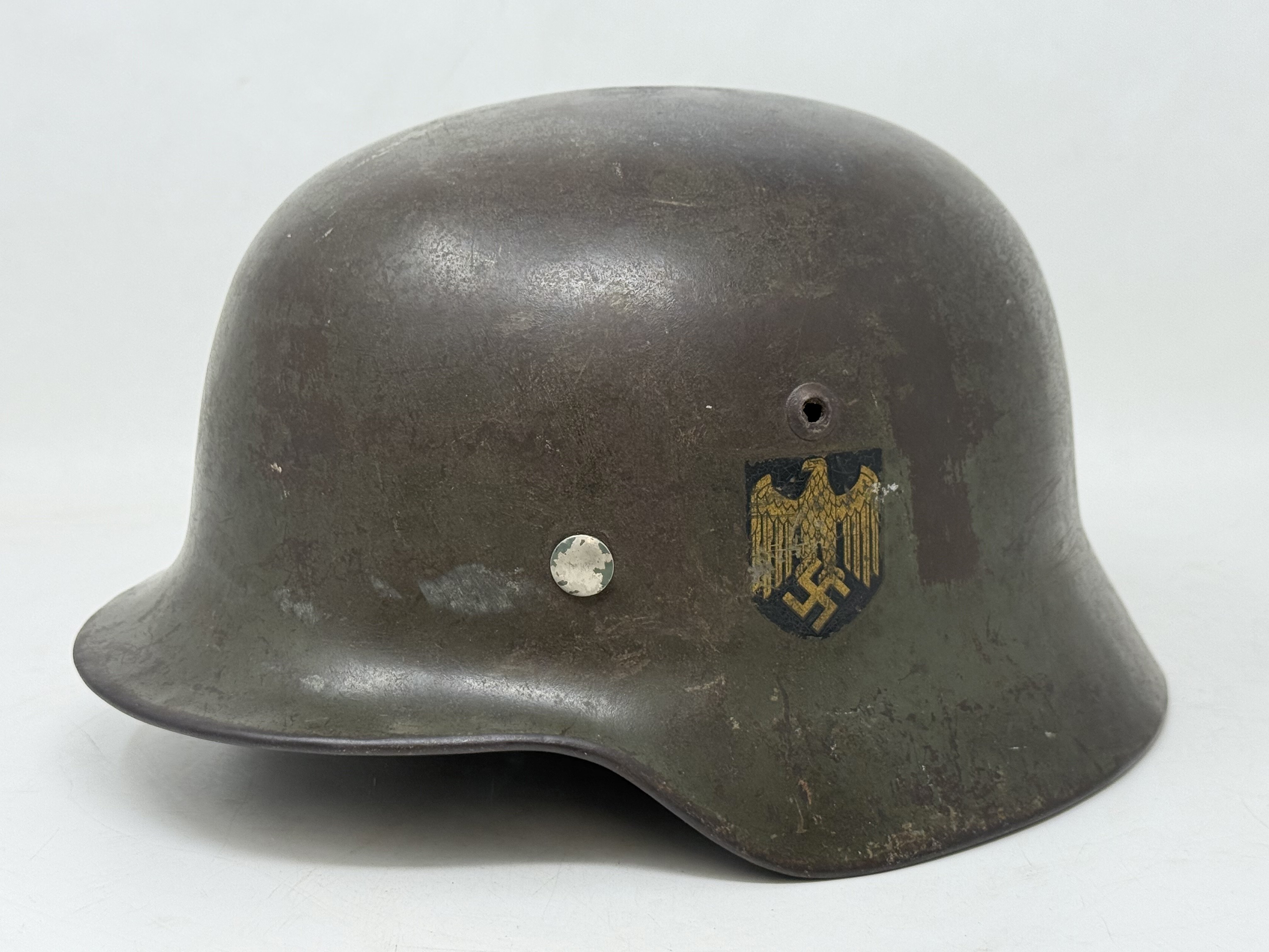 M35 Single Decal Kriegsmarine M35 Helmet, Ex DD — image 3