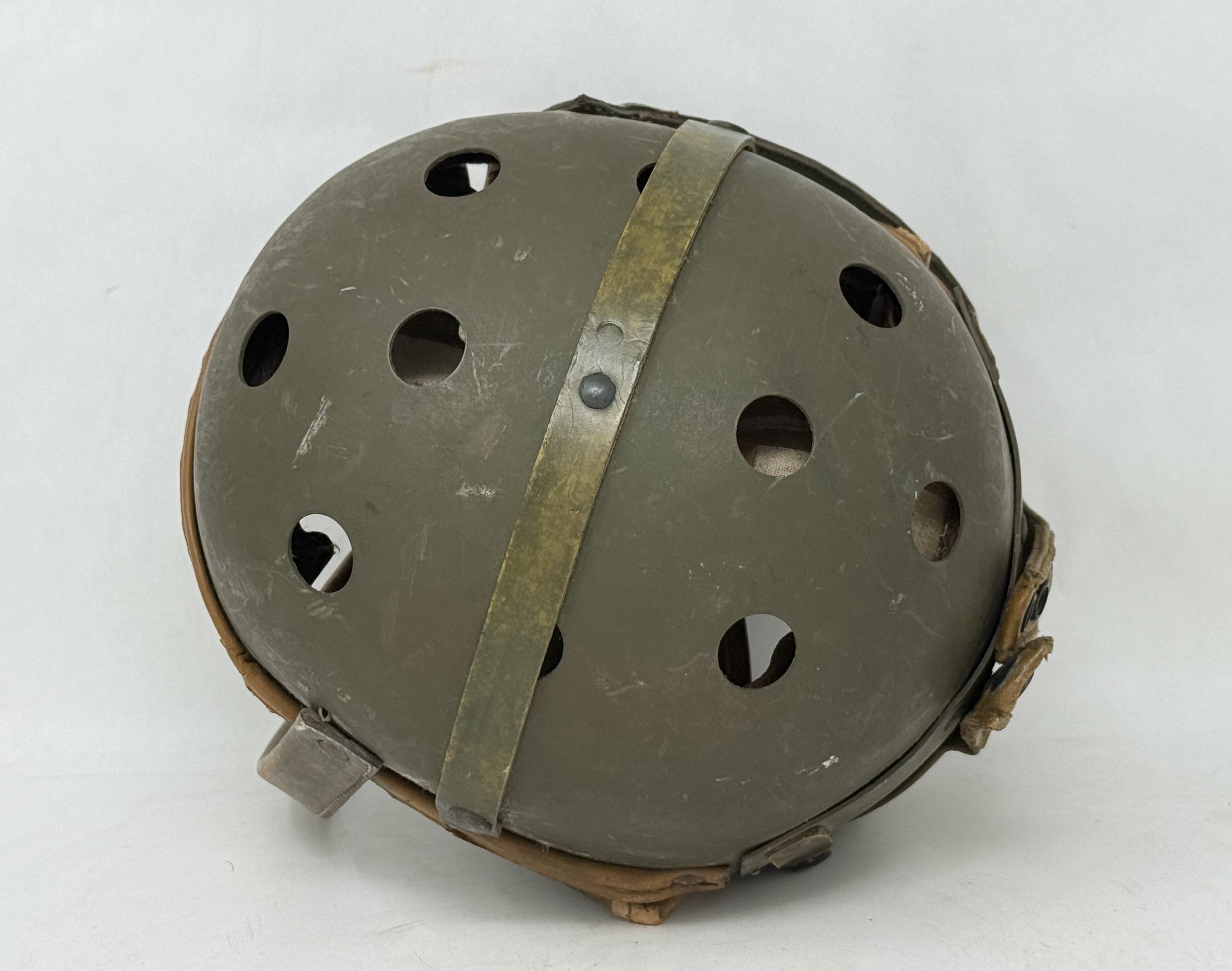 WWII US M38 Tanker Helmet by Rawlings — image 10