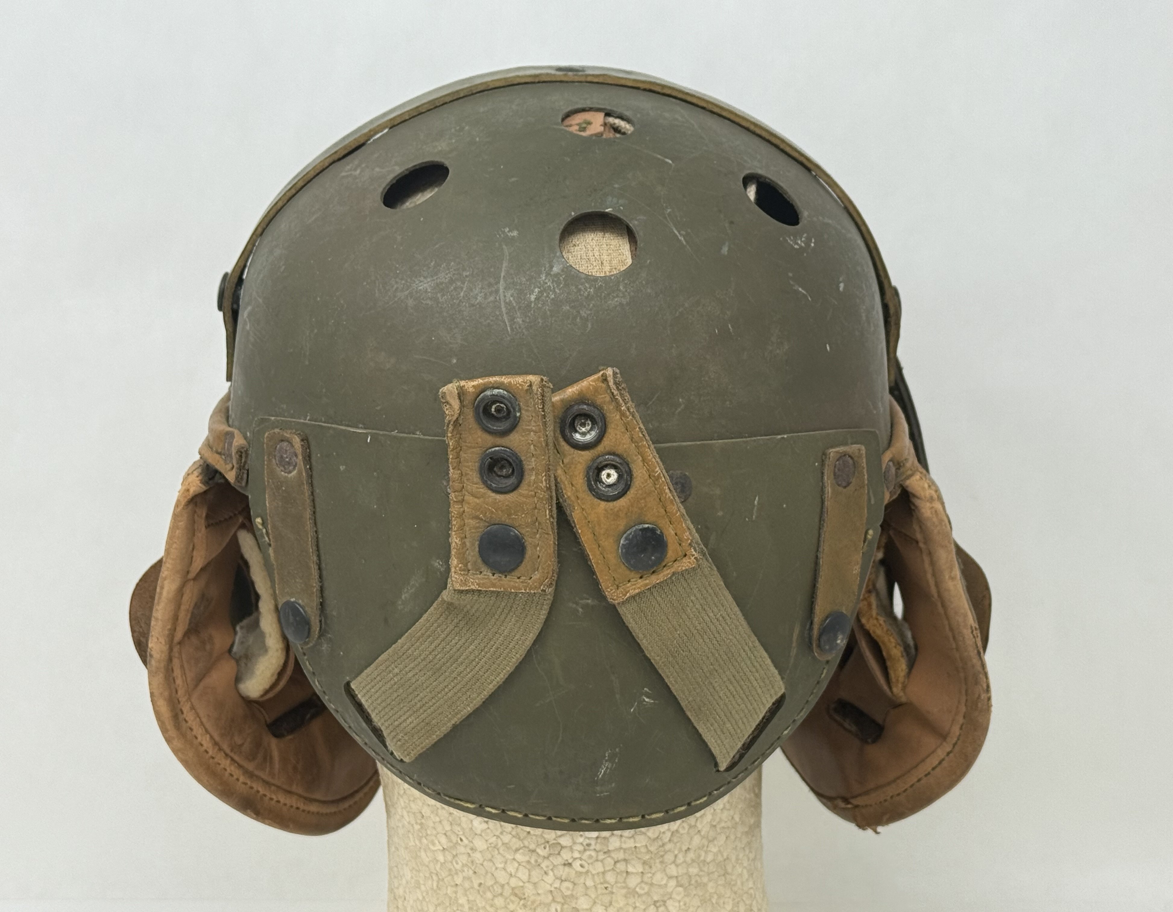 WWII US M38 Tanker Helmet by Rawlings — image 4