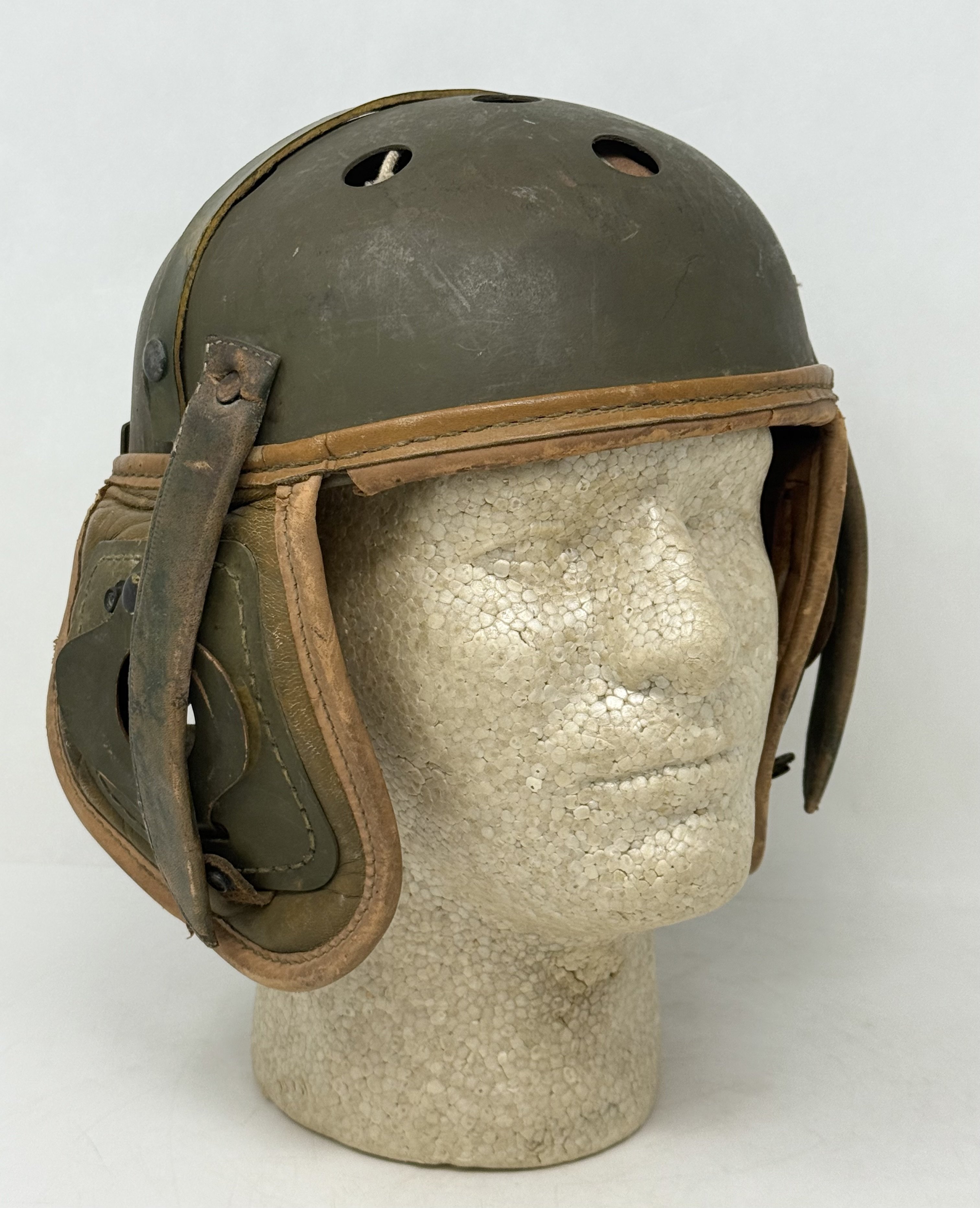 WWII US M38 Tanker Helmet by Rawlings — image 5