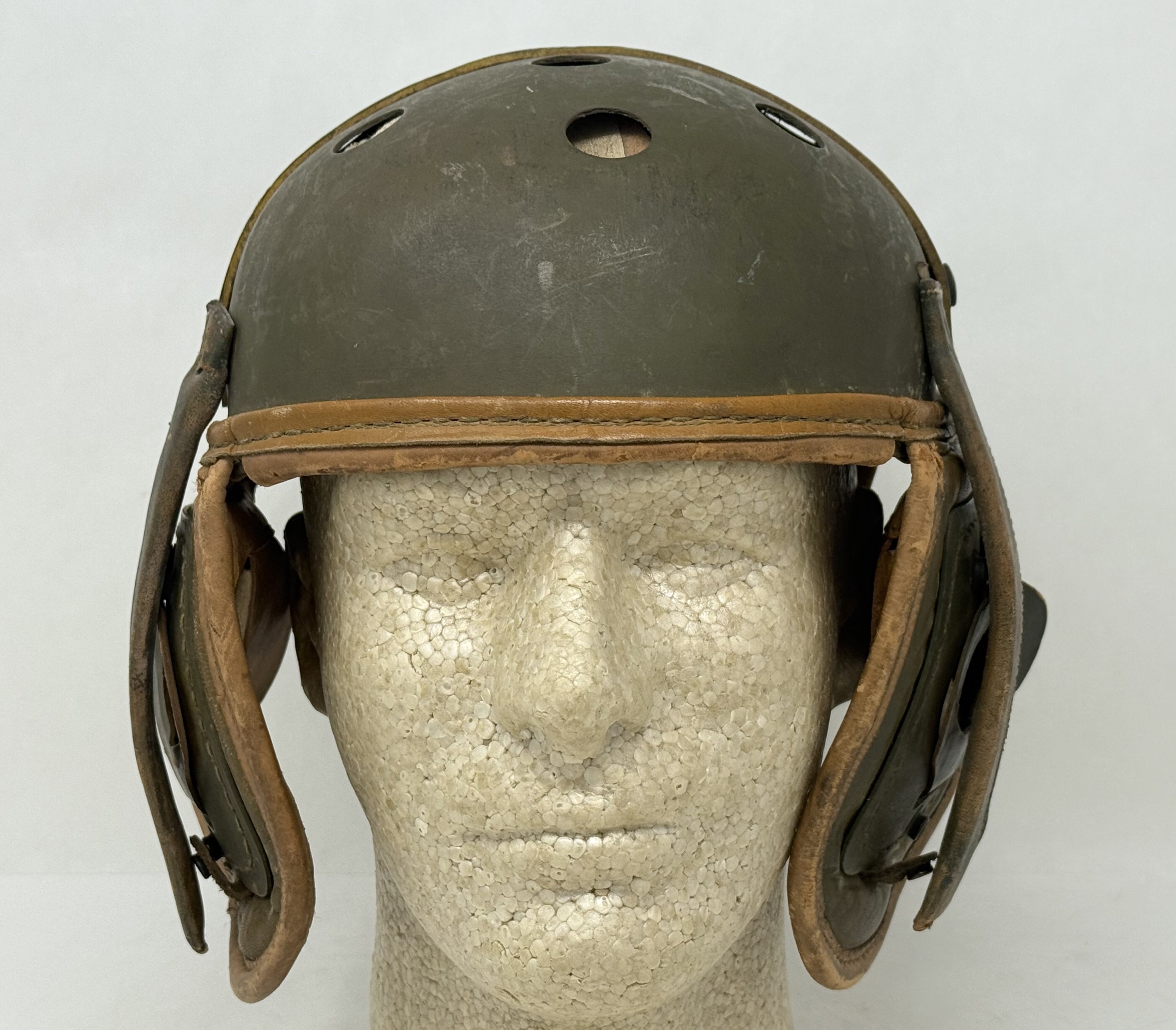WWII US M38 Tanker Helmet by Rawlings — image 6
