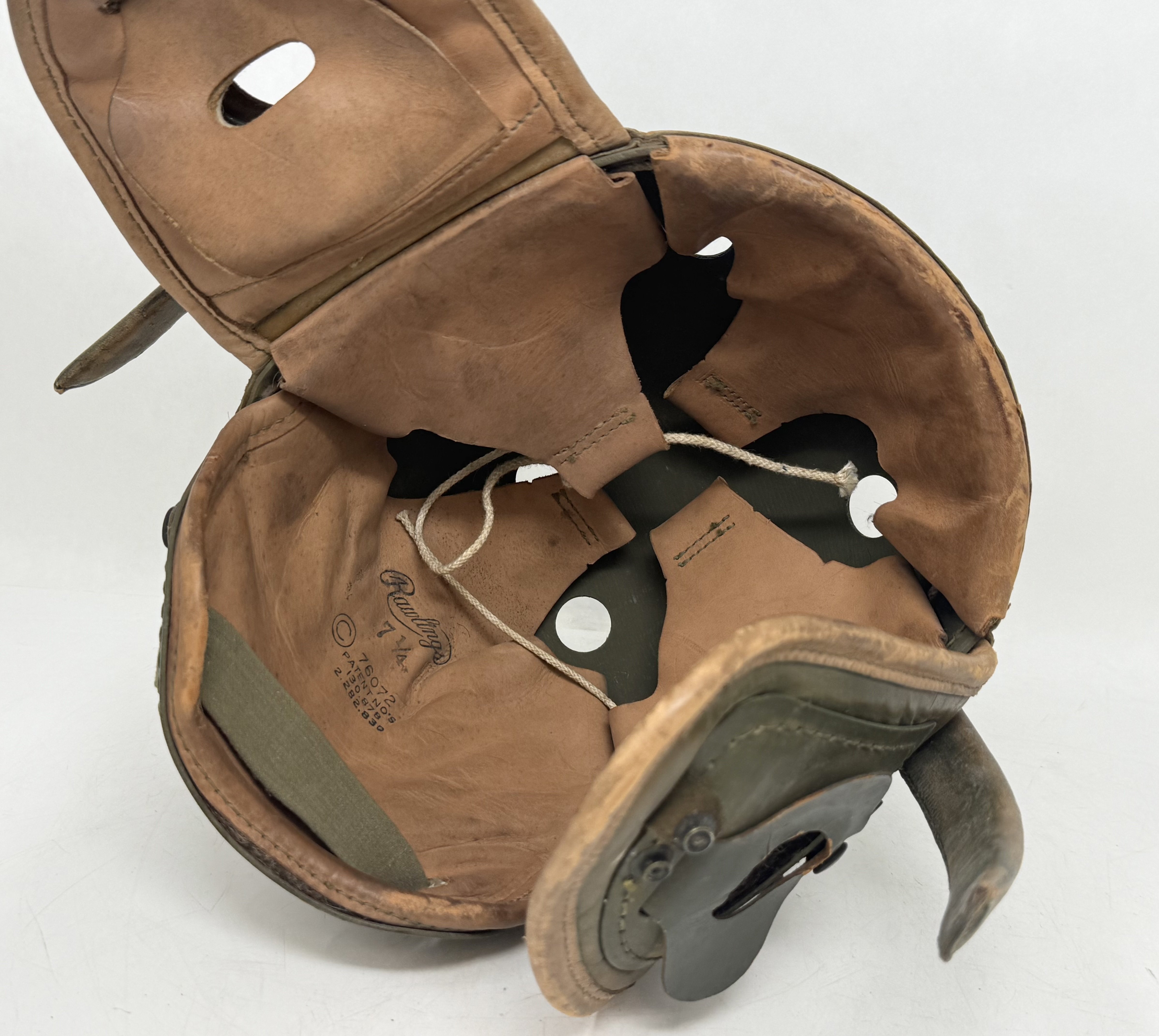 WWII US M38 Tanker Helmet by Rawlings — image 7