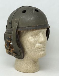 WWII US M38 Tanker Helmet by Sears Saddlery Co.