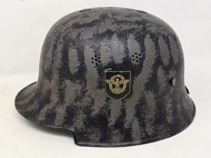 'Volksturmer Kriegsende' (war's end) Camouflage Helmet