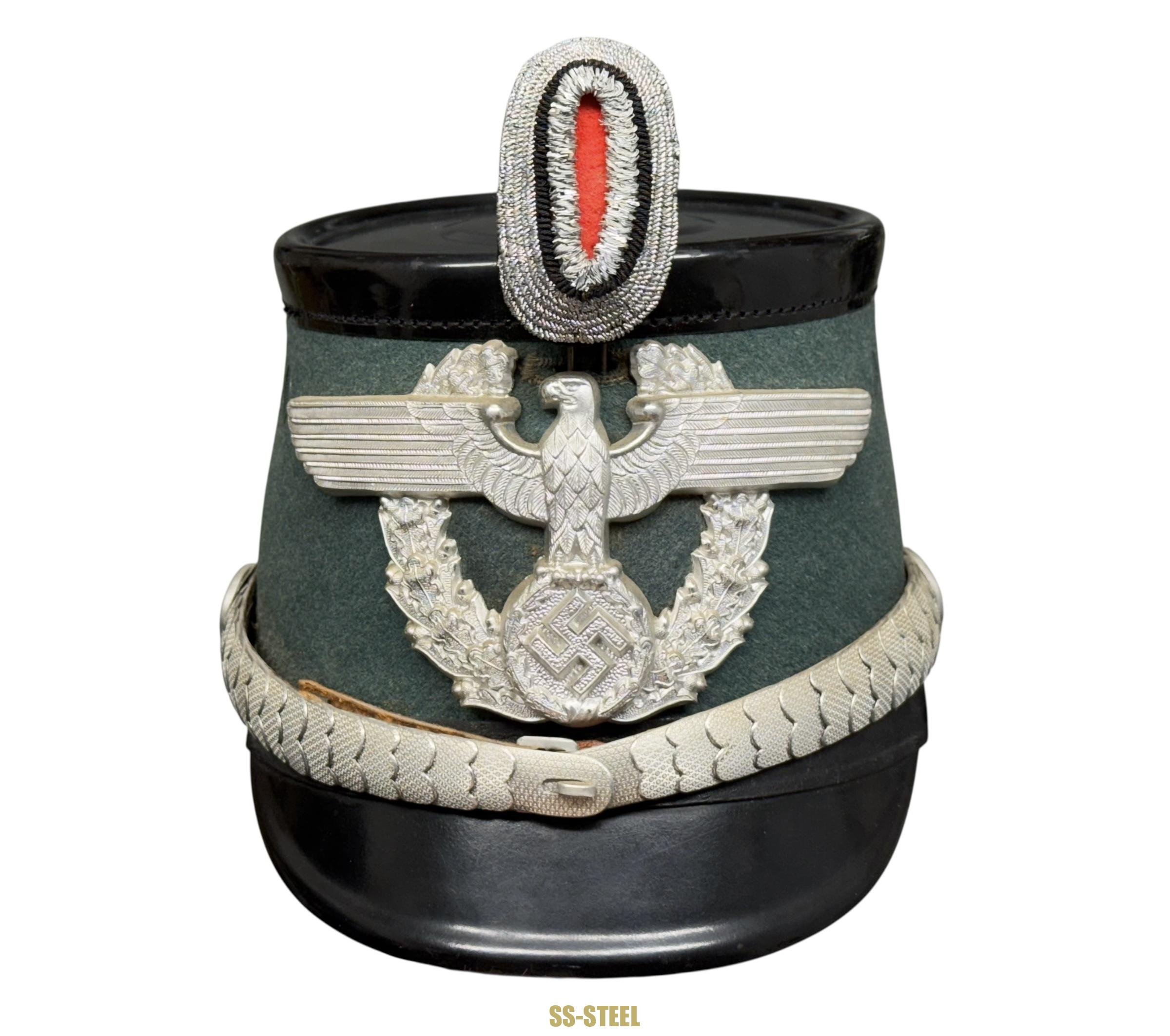 Police Officer Shako (Tschako) Helmet — image 12