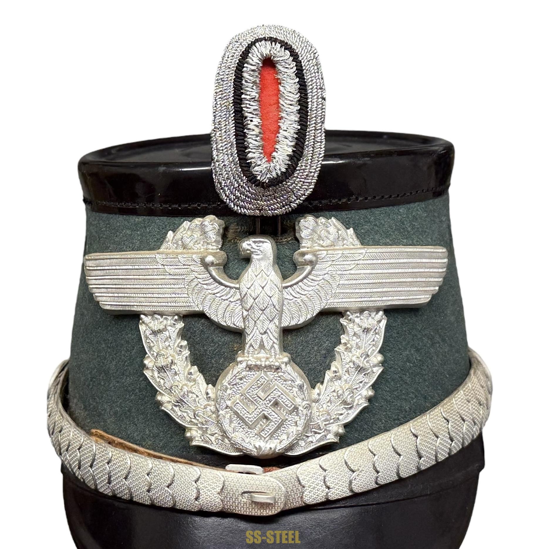Police Officer Shako (Tschako) Helmet — image 2