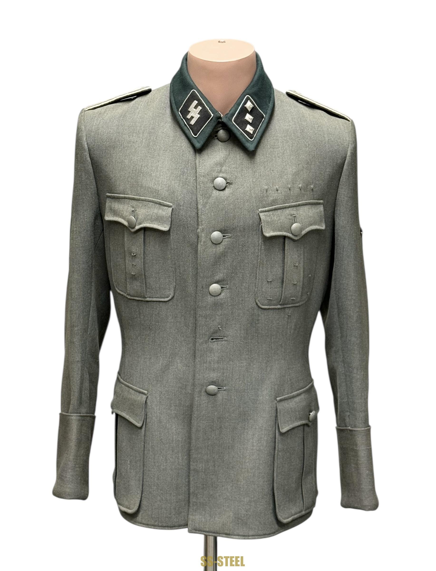 SS-Untersturmführer Officer Uniform Tunic, Highly Decorated — image 2