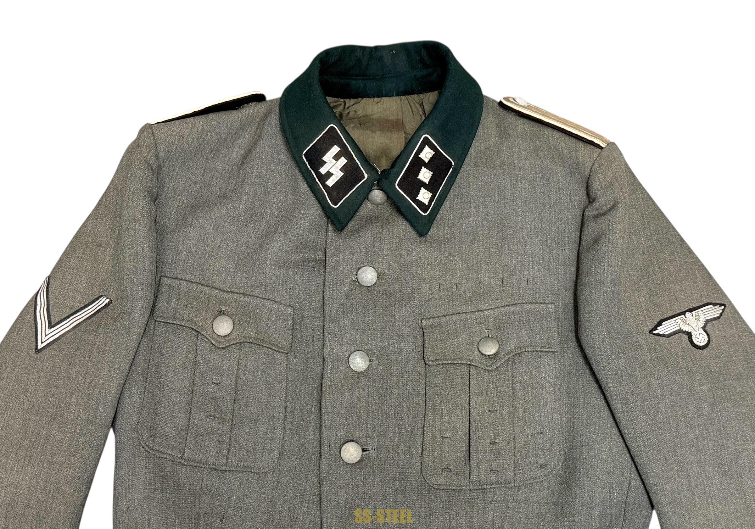 SS-Untersturmführer Officer Uniform Tunic, Highly Decorated — image 22