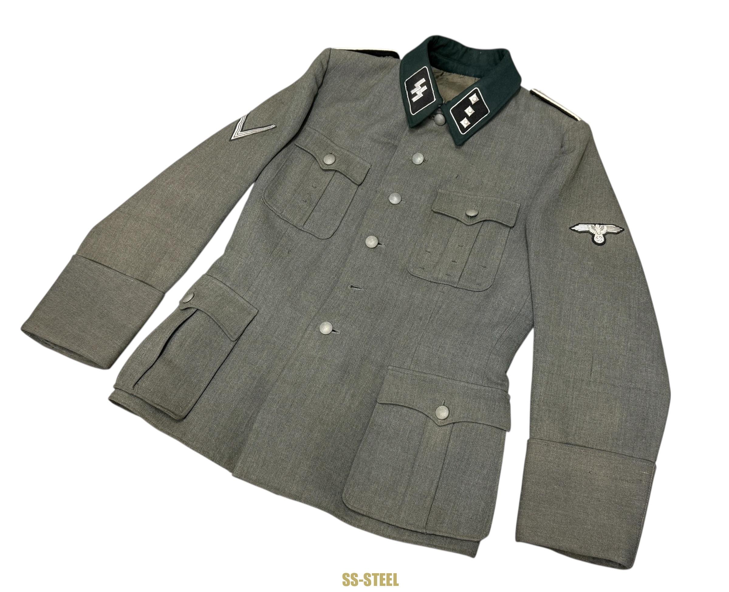 SS-Untersturmführer Officer Uniform Tunic, Highly Decorated — image 23
