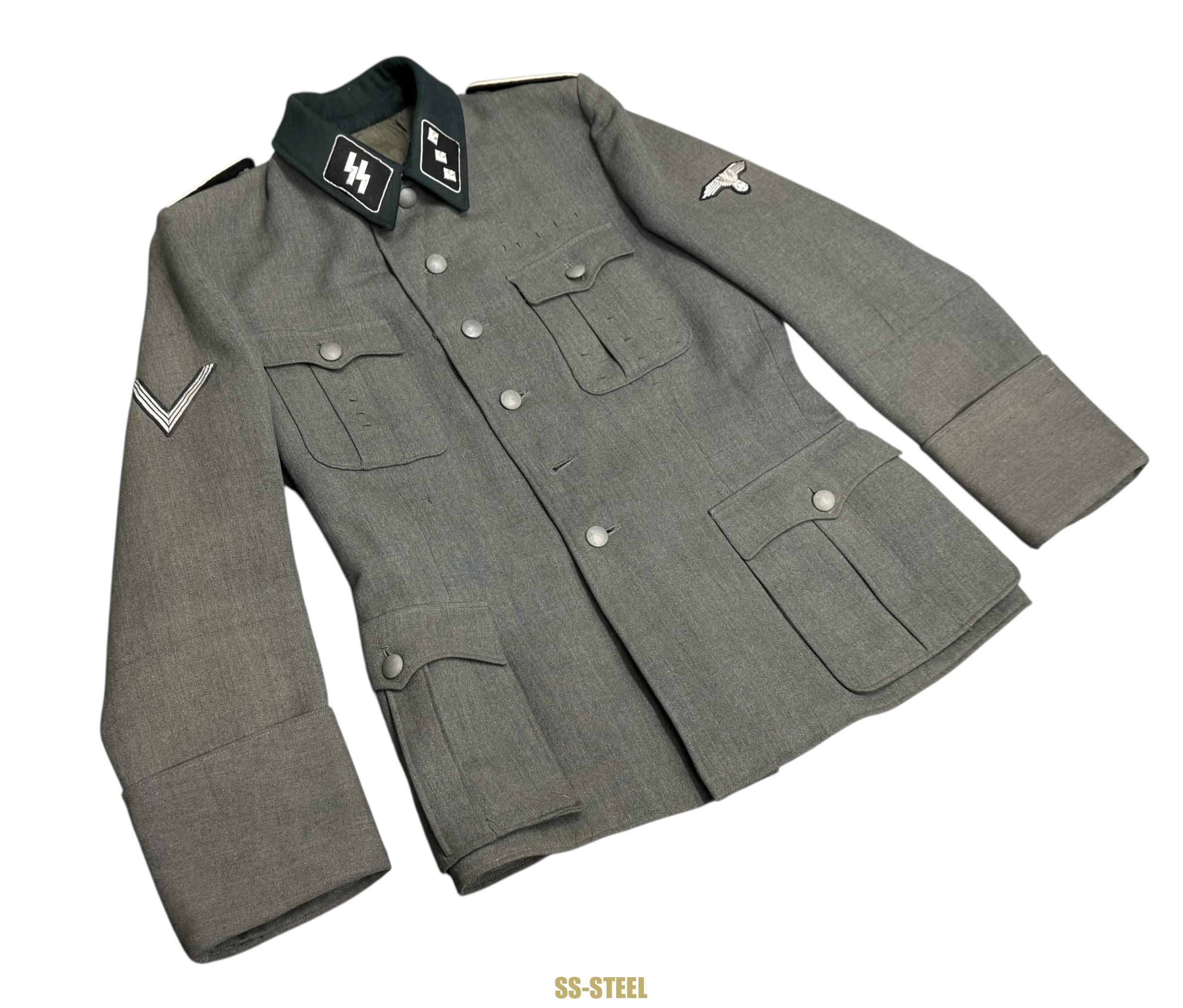 SS-Untersturmführer Officer Uniform Tunic, Highly Decorated — image 24
