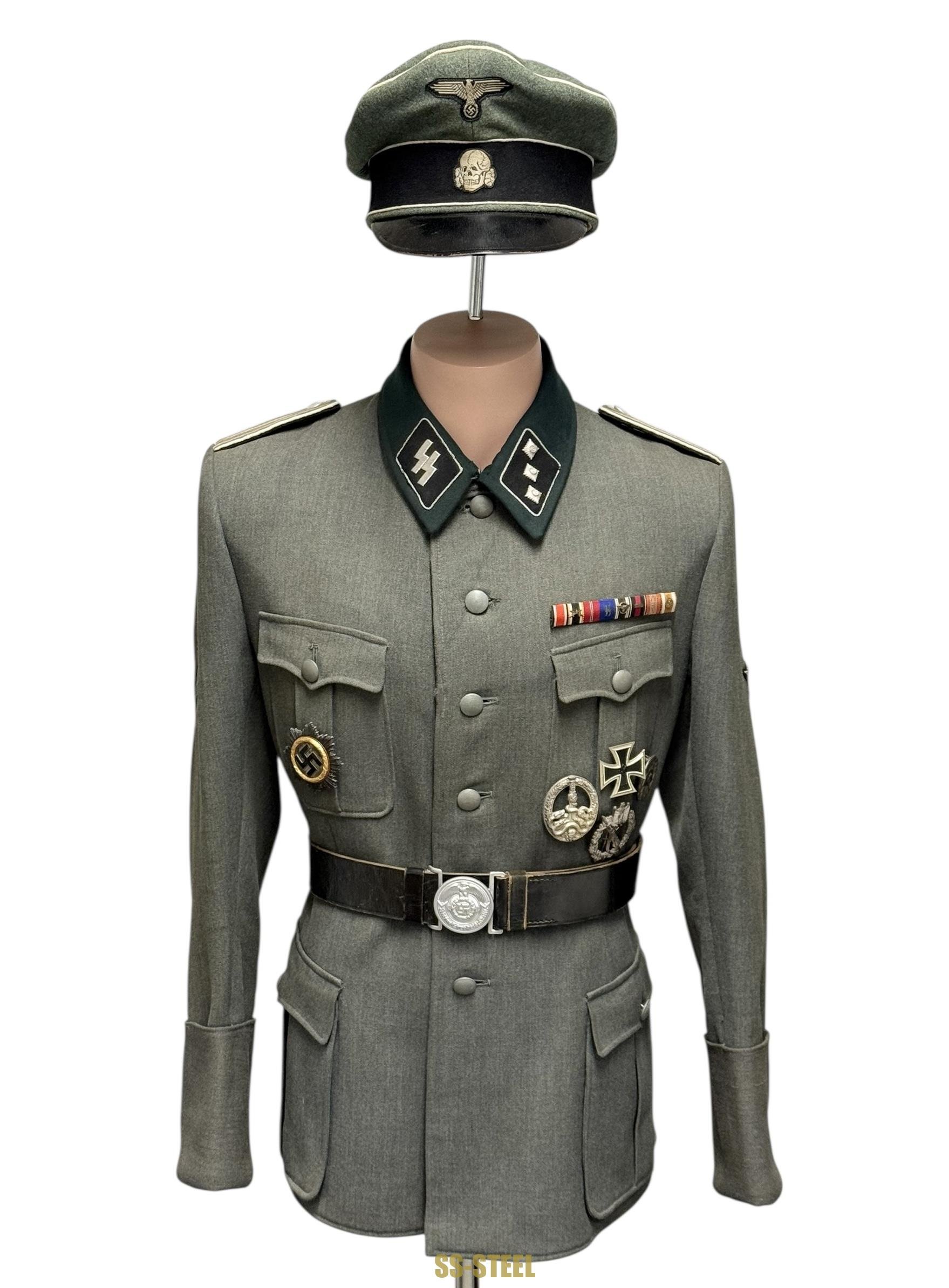SS-Untersturmführer Officer Uniform Tunic, Highly Decorated — image 27